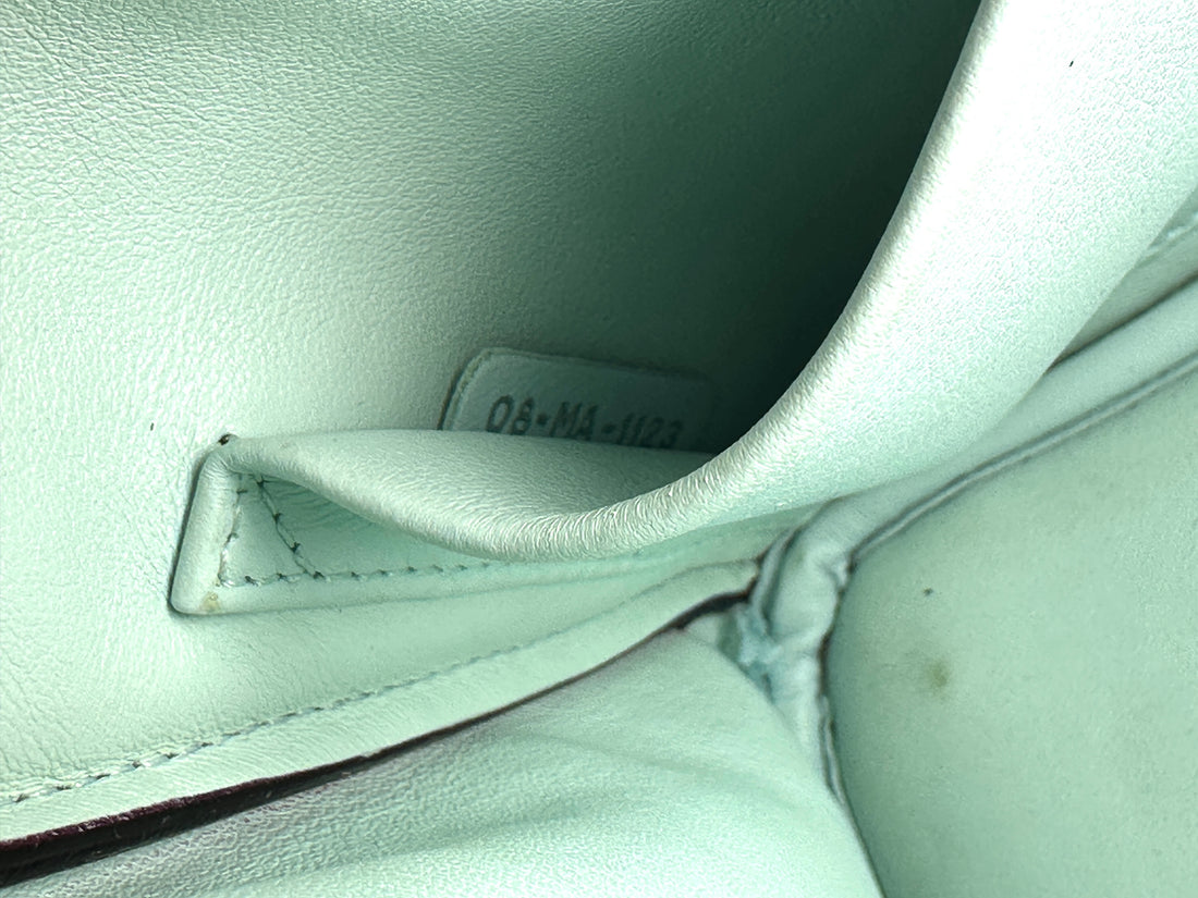 Christian Dior Diorissimo Pink Leather Mini Top Handle Bag DR775