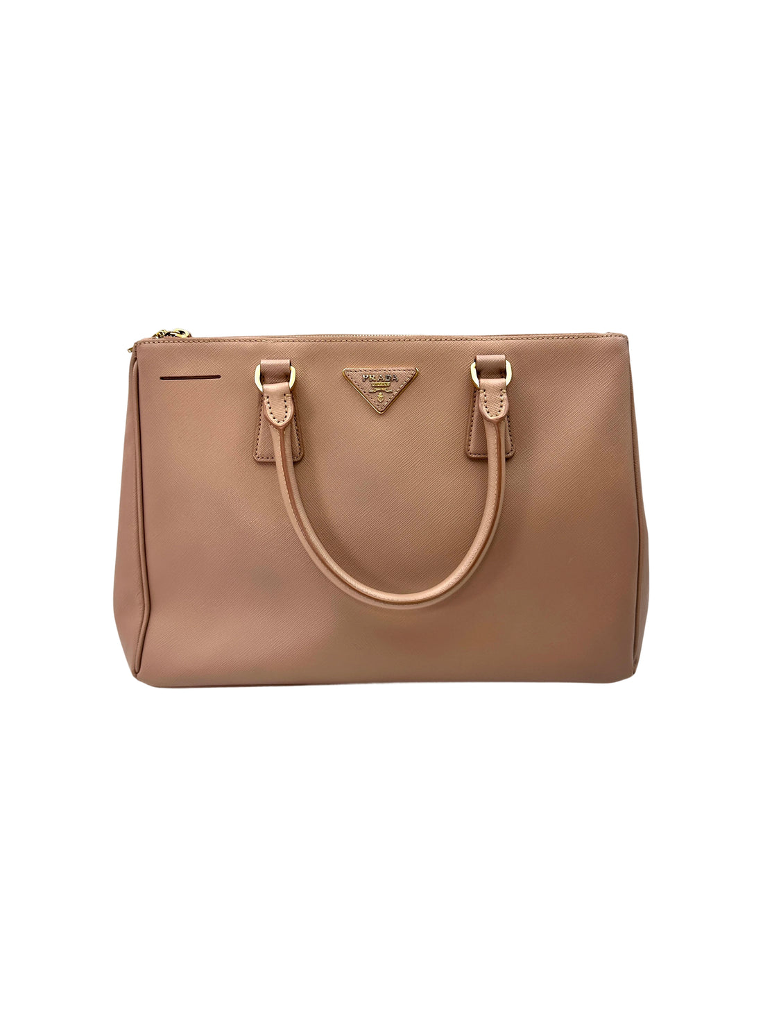 Prada Galleria Pink Saffiano Leather Handle Bag PR445