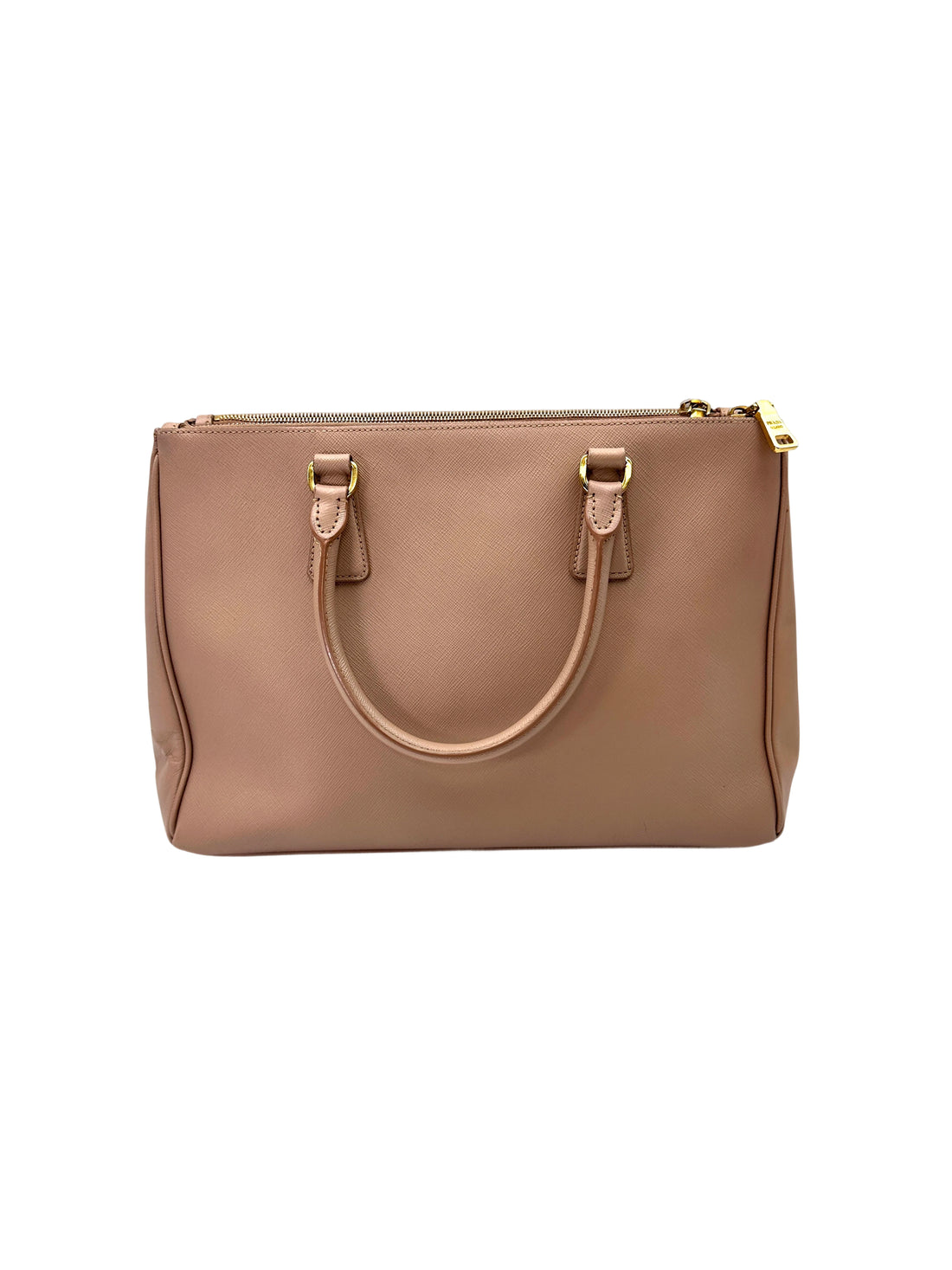 Prada Galleria Pink Saffiano Leather Handle Bag PR445