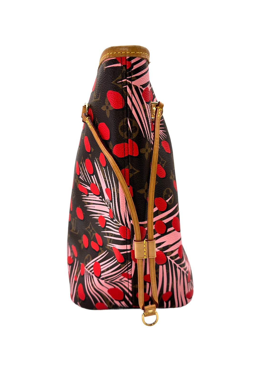 Louis Vuitton Neverfull MM Jungle Dots Monogram Canvas Handle Bag LV2953