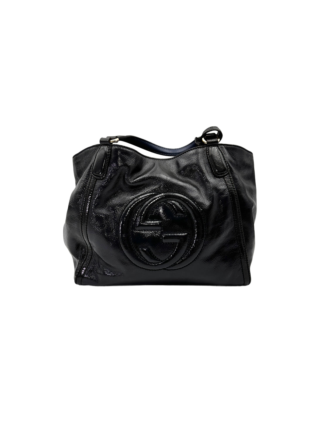 Gucci Soho Black Leather Hobo Bag GG1236