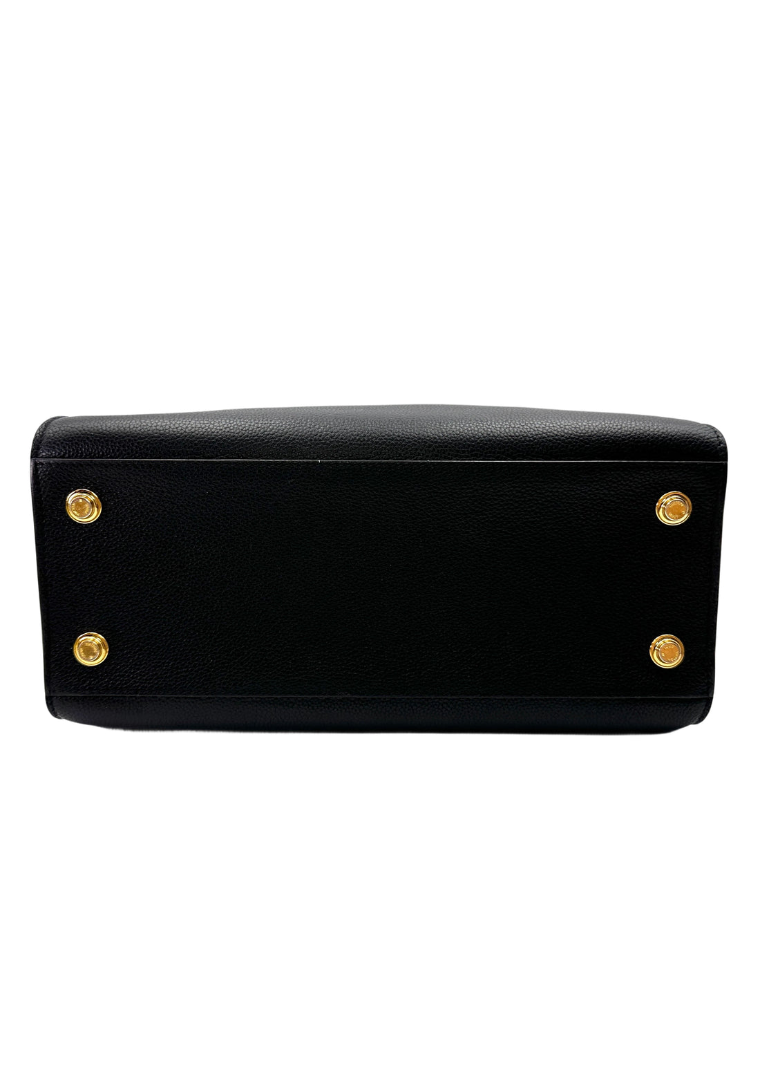 Louis Vuitton City Steamer Black Grained Leather Handle Bag LV2955