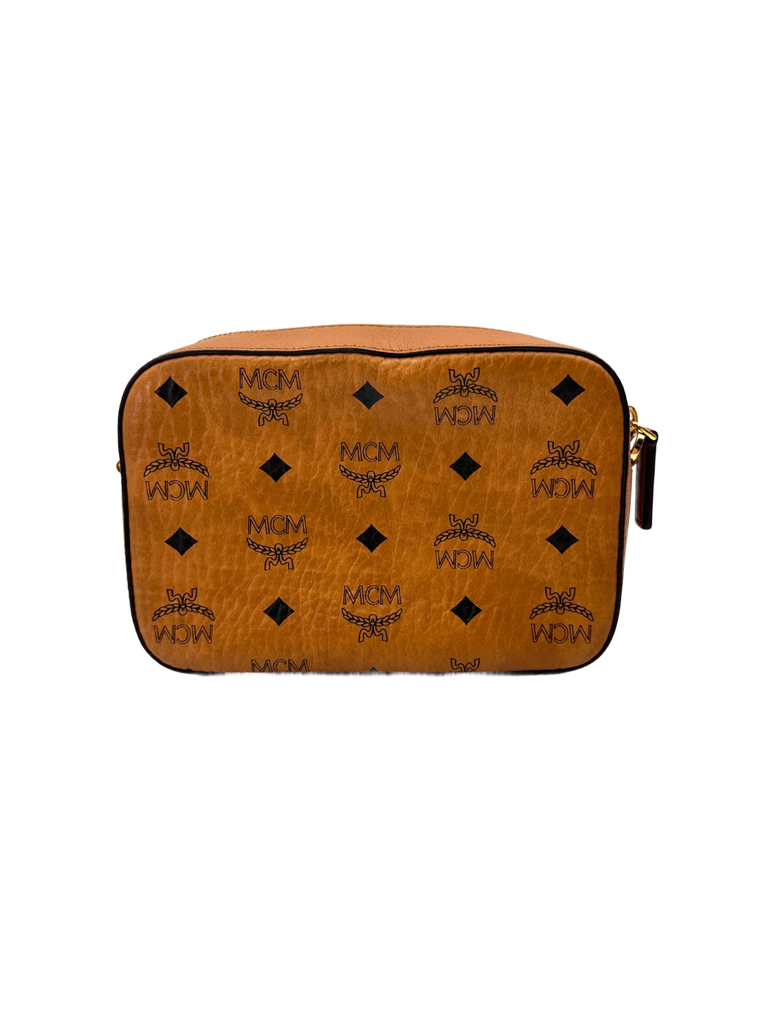 MCM Visetos Brown Monogram Camera Bag MCM42