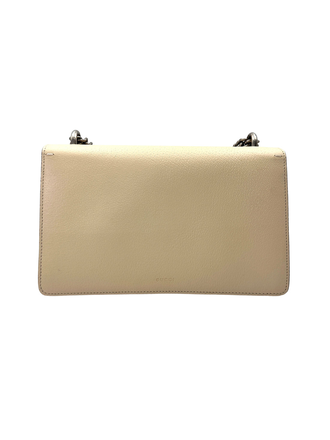 Gucci Dionysus White Leather Medium Size Shoulder Bag GG1239