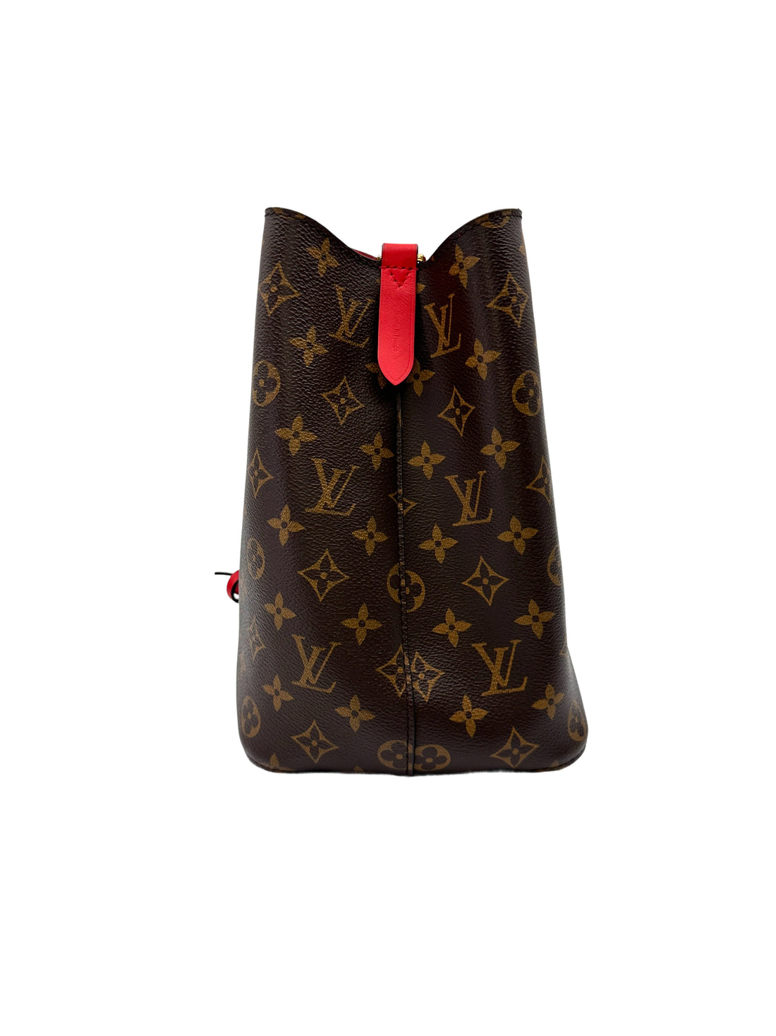 Louis Vuitton Neonoe Monogram Canvas Bucket Bag With Braided Leather Handle LV2957