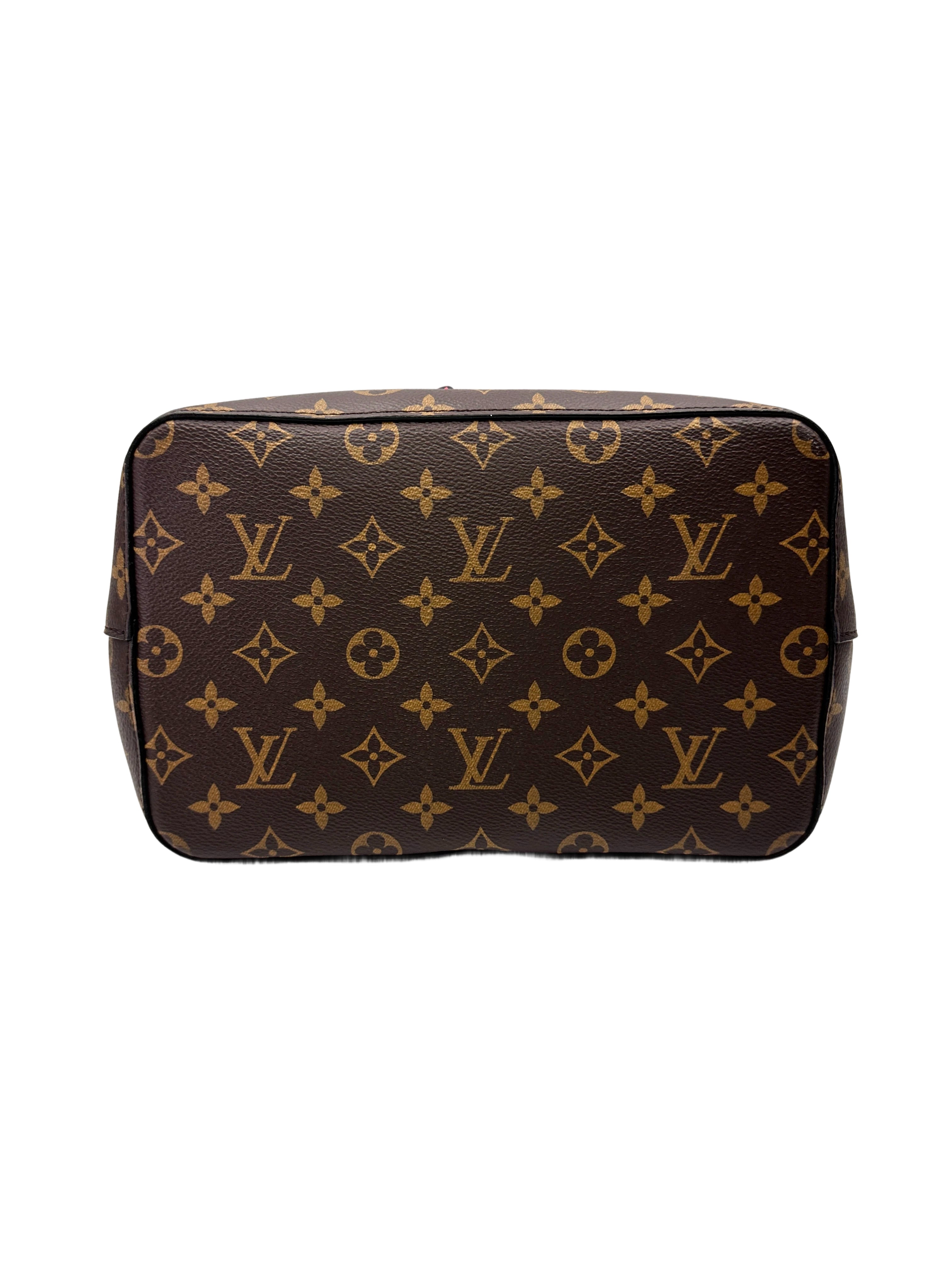 Louis Vuitton Neonoe Monogram Canvas Bucket Bag With Braided Leather Handle LV2957
