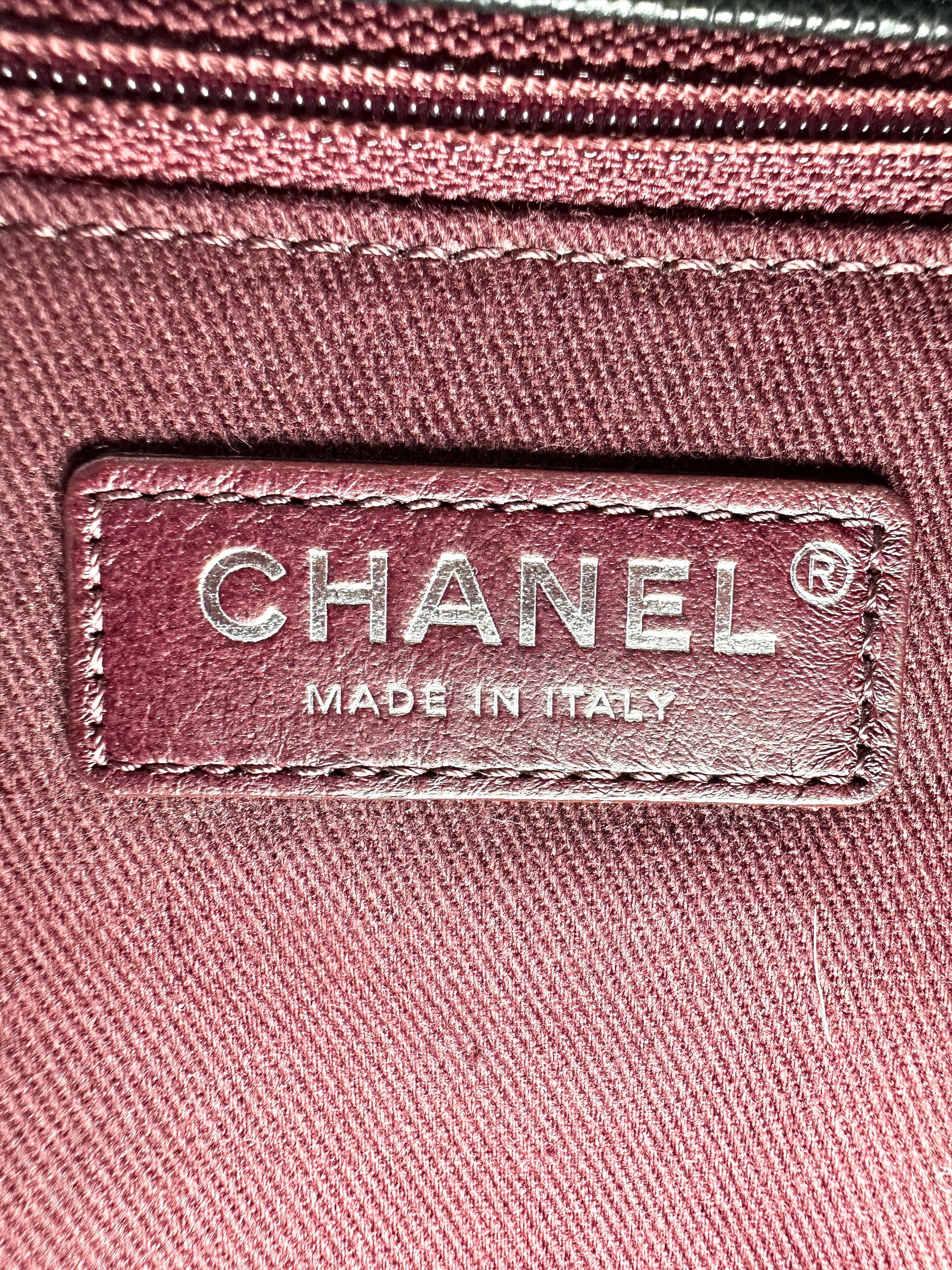 Chanel CoCo Handle Black Quilted Leather Large Size Shoulder Bag(28***03) CC2115