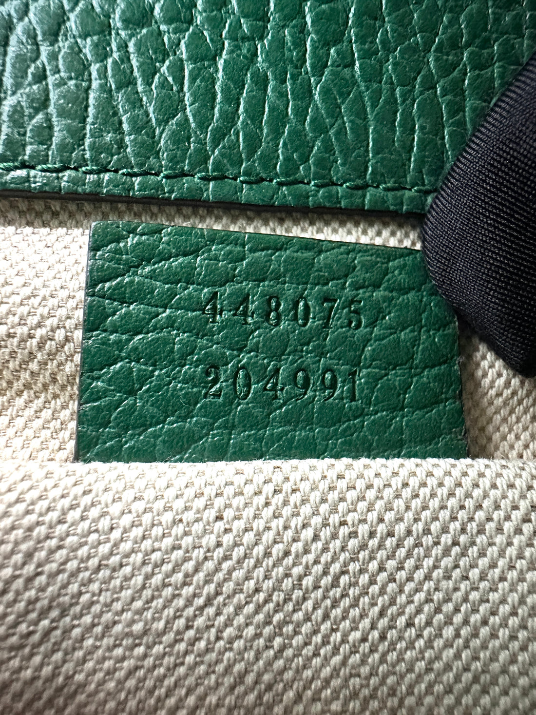Gucci Dionysus Green Leather Bamboo Top Handle Bag GG1243