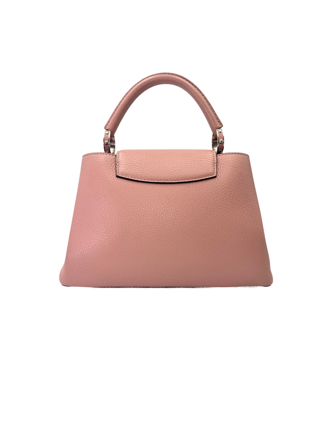 Louis Vuitton Capucines Pink Leather Handle Bag LV2969