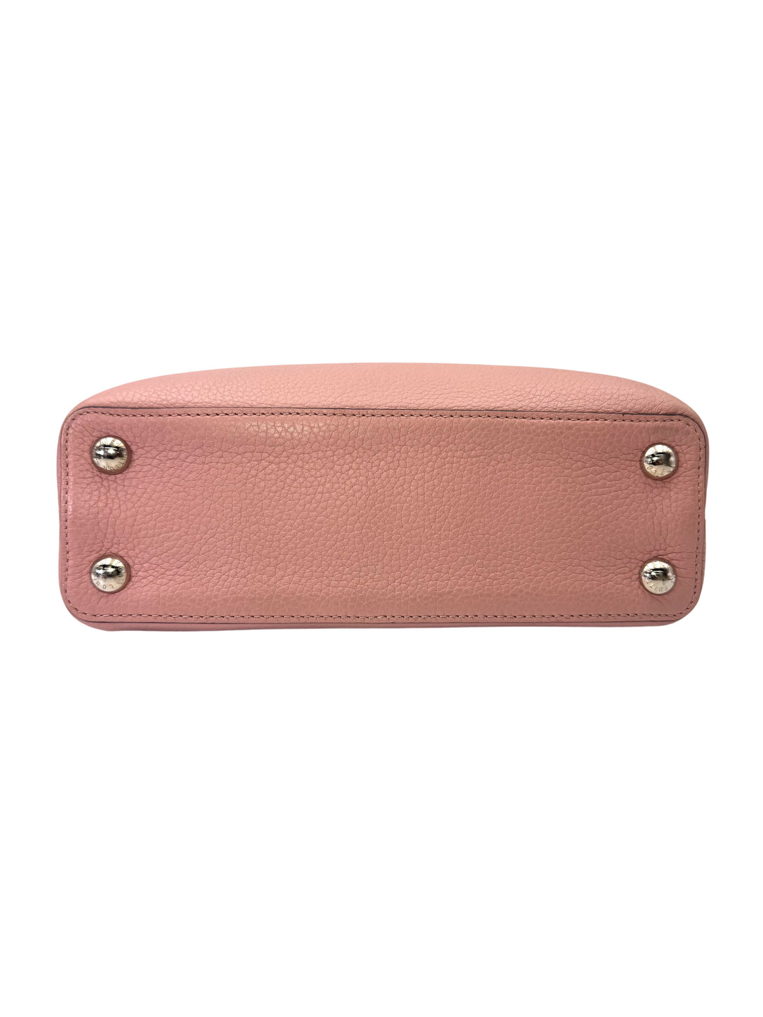 Louis Vuitton Capucines Pink Leather Handle Bag LV2969