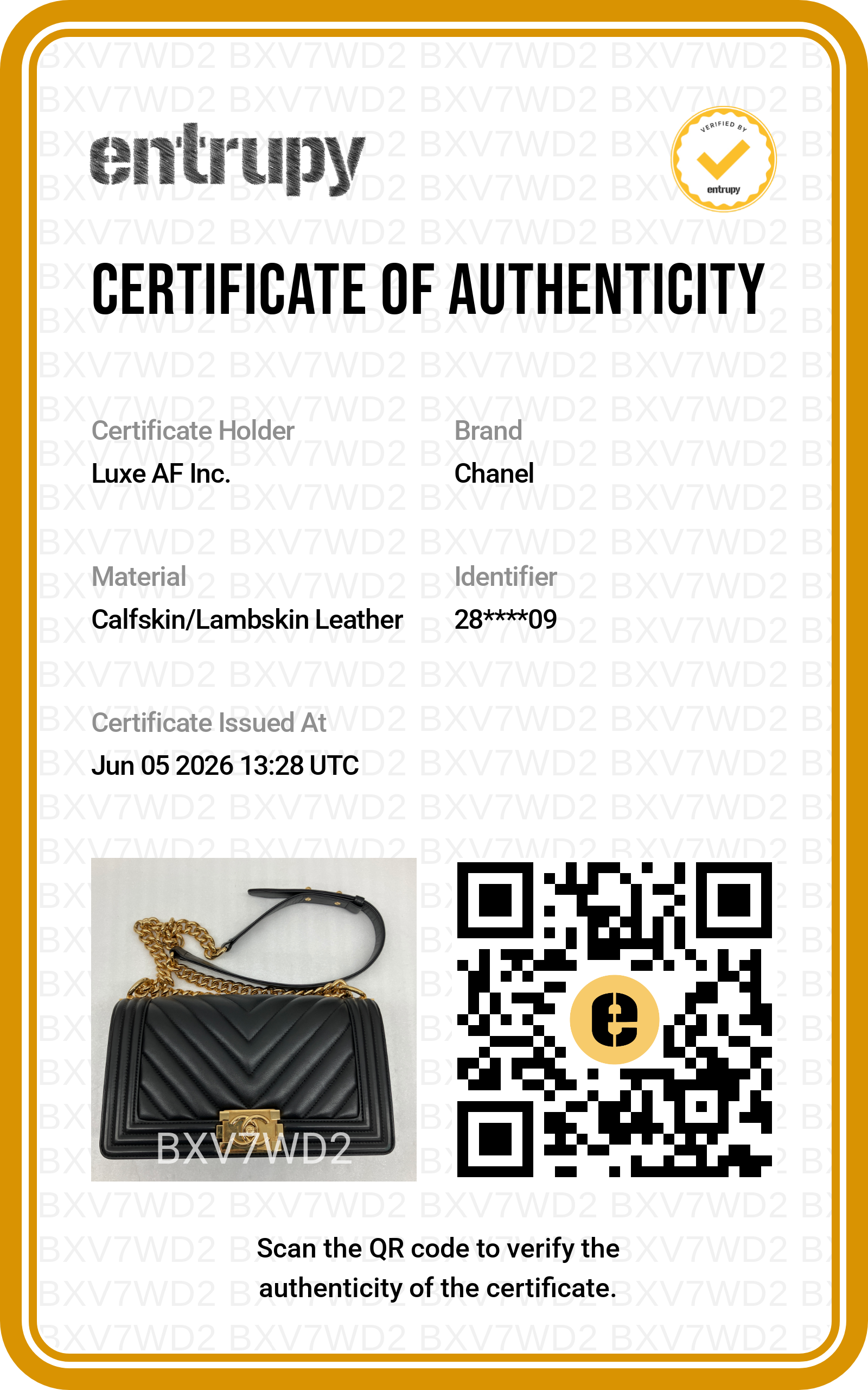 Chanel LeBoy Black Chevron Quilted Leather Medium Size Flap Bag With Gold Buckle(28***09) CC2171