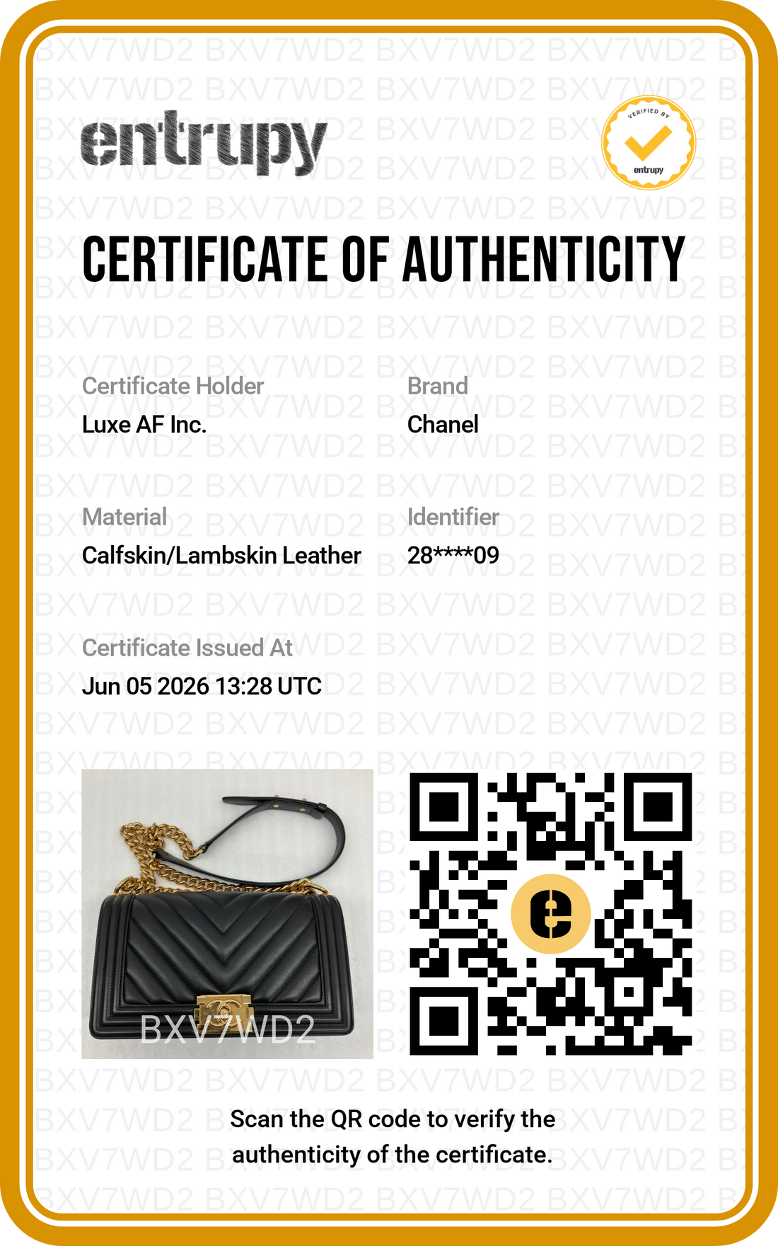 Chanel LeBoy Black Chevron Quilted Leather Medium Size Flap Bag With Gold Buckle(28***09) CC2171