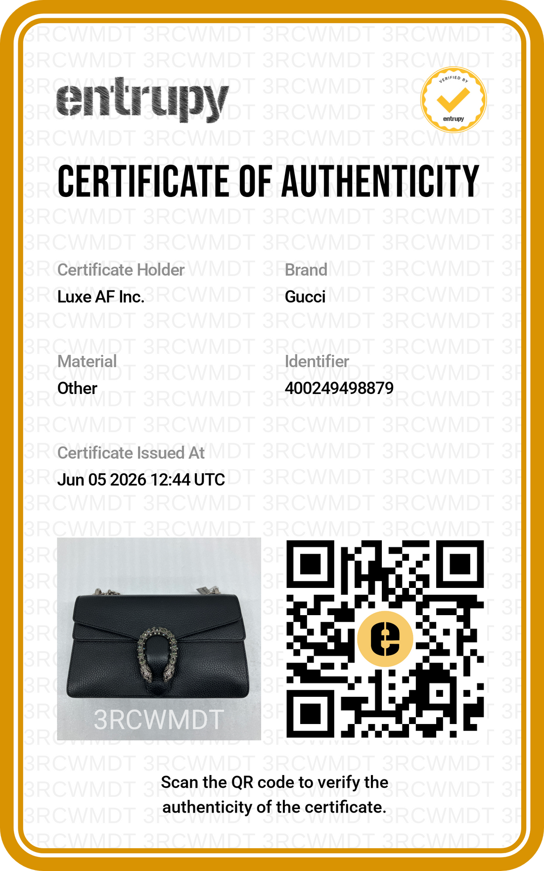 Gucci Dionysus Black Leather Medium Size Shoulder Bag GG1327
