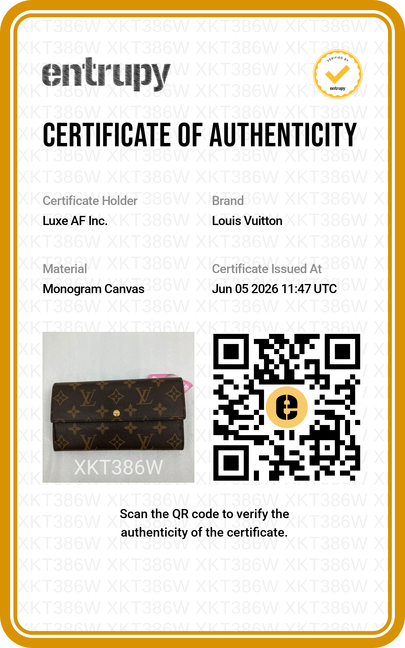 Louis Vuitton Sarah Monogram Canvas Wallet LV2970