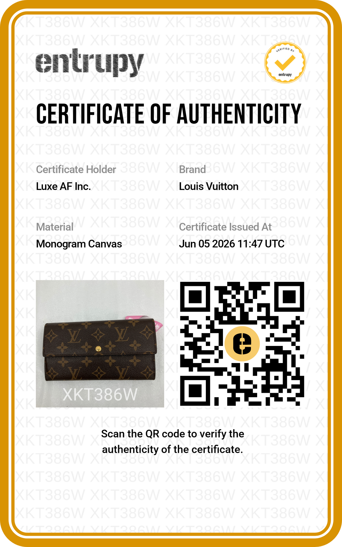 Louis Vuitton Sarah Monogram Canvas Wallet LV2970