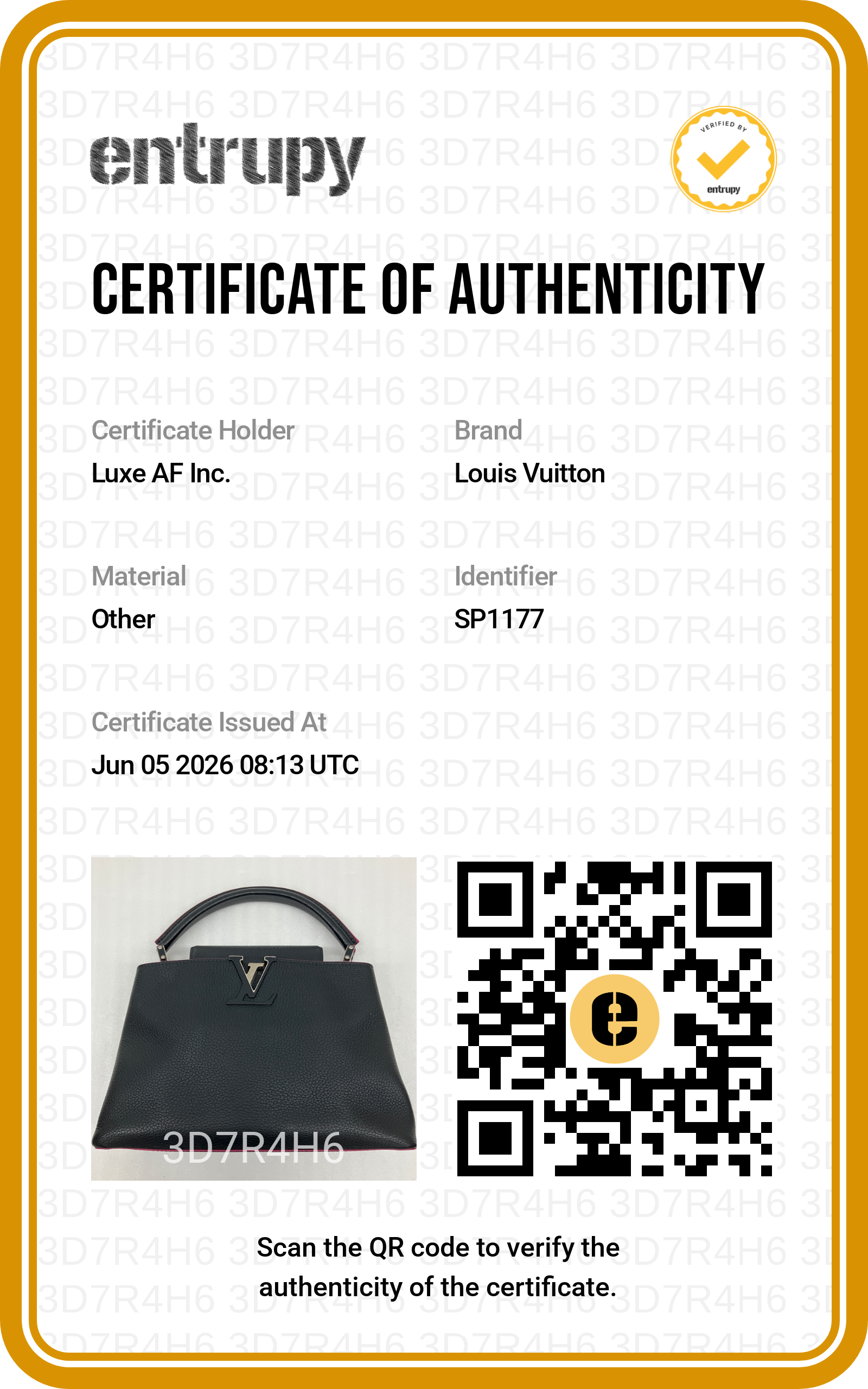 Louis Vuitton Capucines Black Leather Handle Bag LV2958