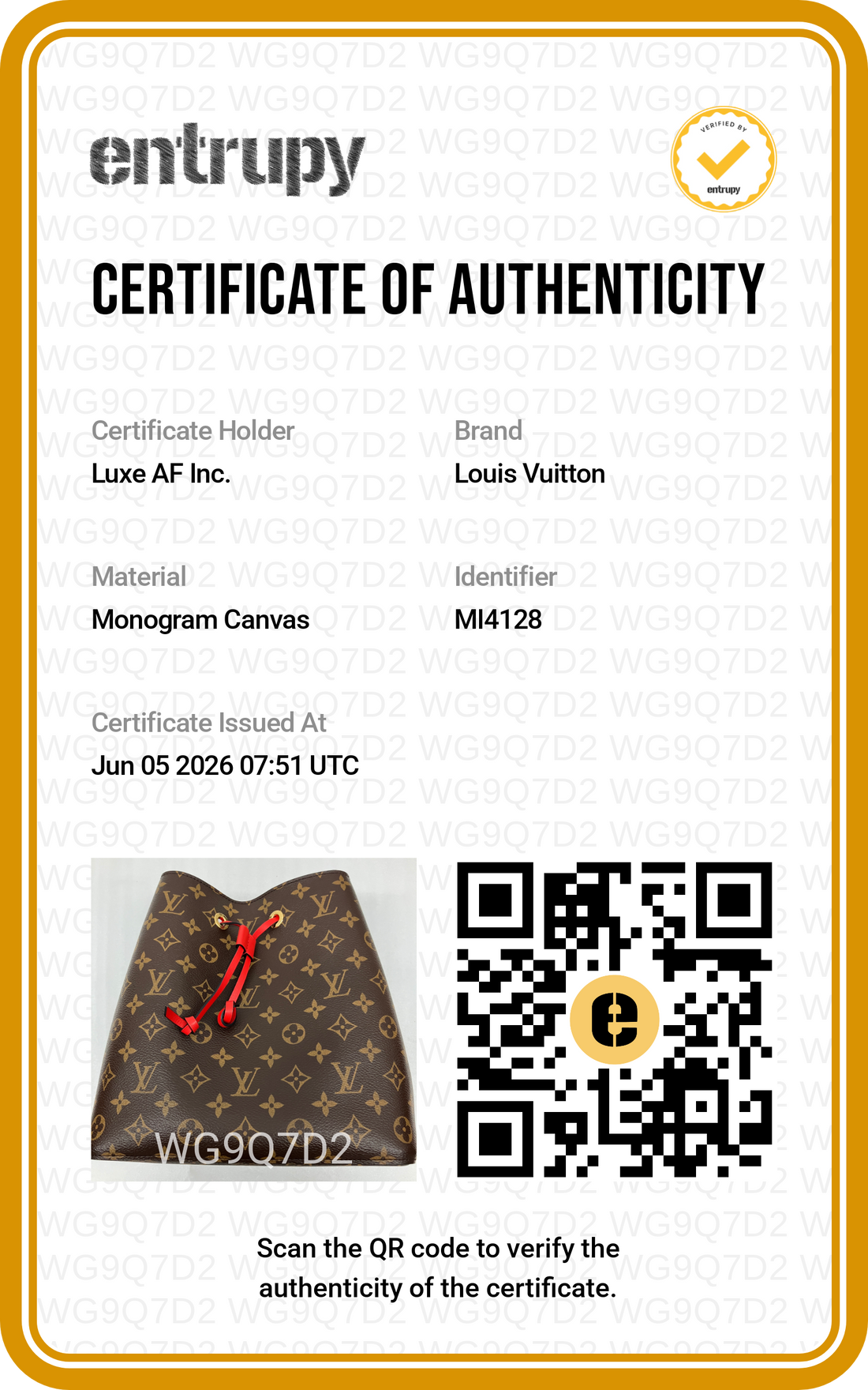 Louis Vuitton Neonoe Monogram Canvas Bucket Bag With Braided Leather Handle LV2957