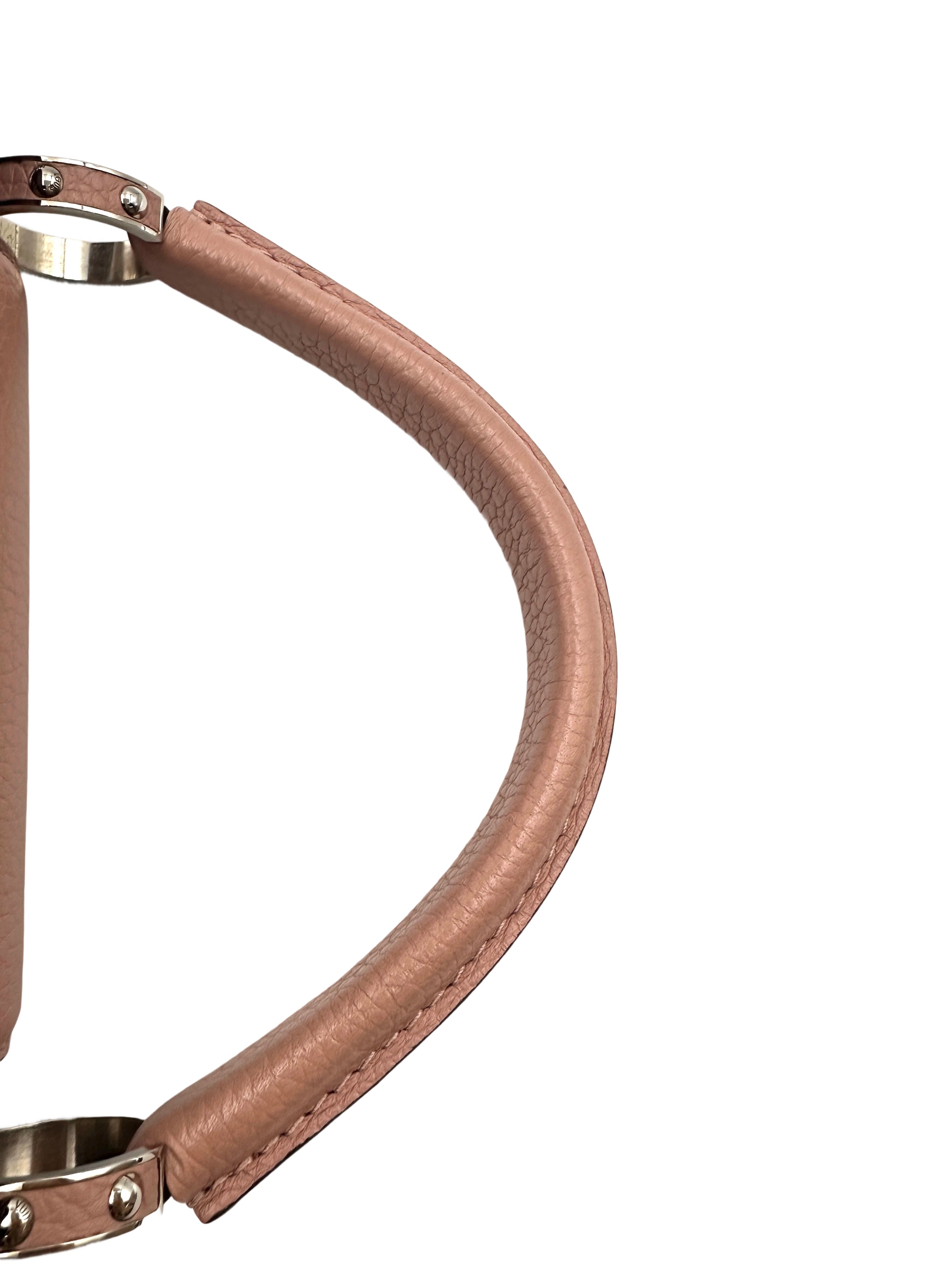 Louis Vuitton Capucines Pink Leather Handle Bag LV2969