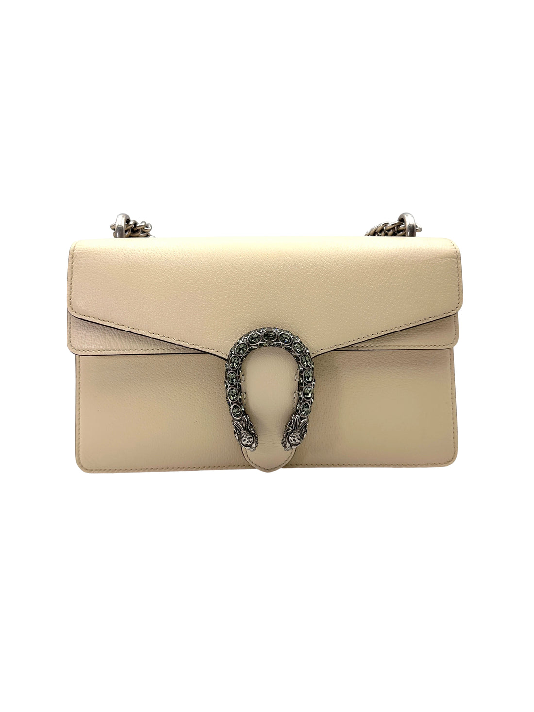 Gucci Dionysus White Leather Shoulder Bag GG1249
