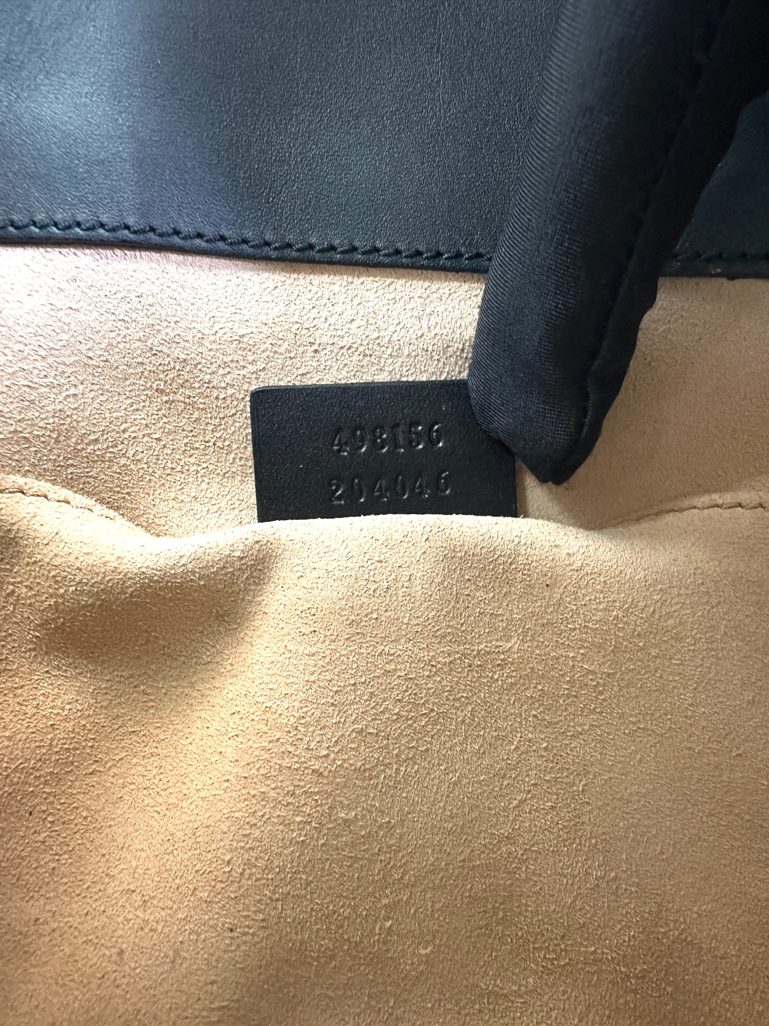 Gucci Padlock Bee Star GG Supreme Canvas Chain Bag GG1248