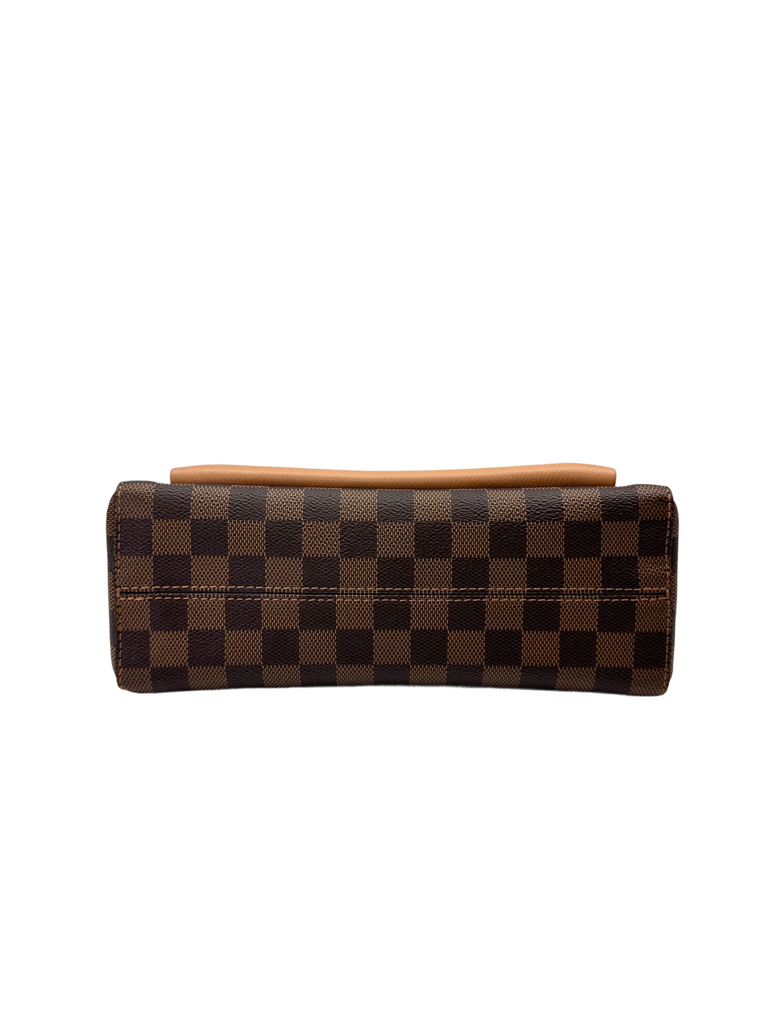 Louis Vuitton Vavin Damier Ebene & Brown Leather Canvas Wallet On Chain LV2967