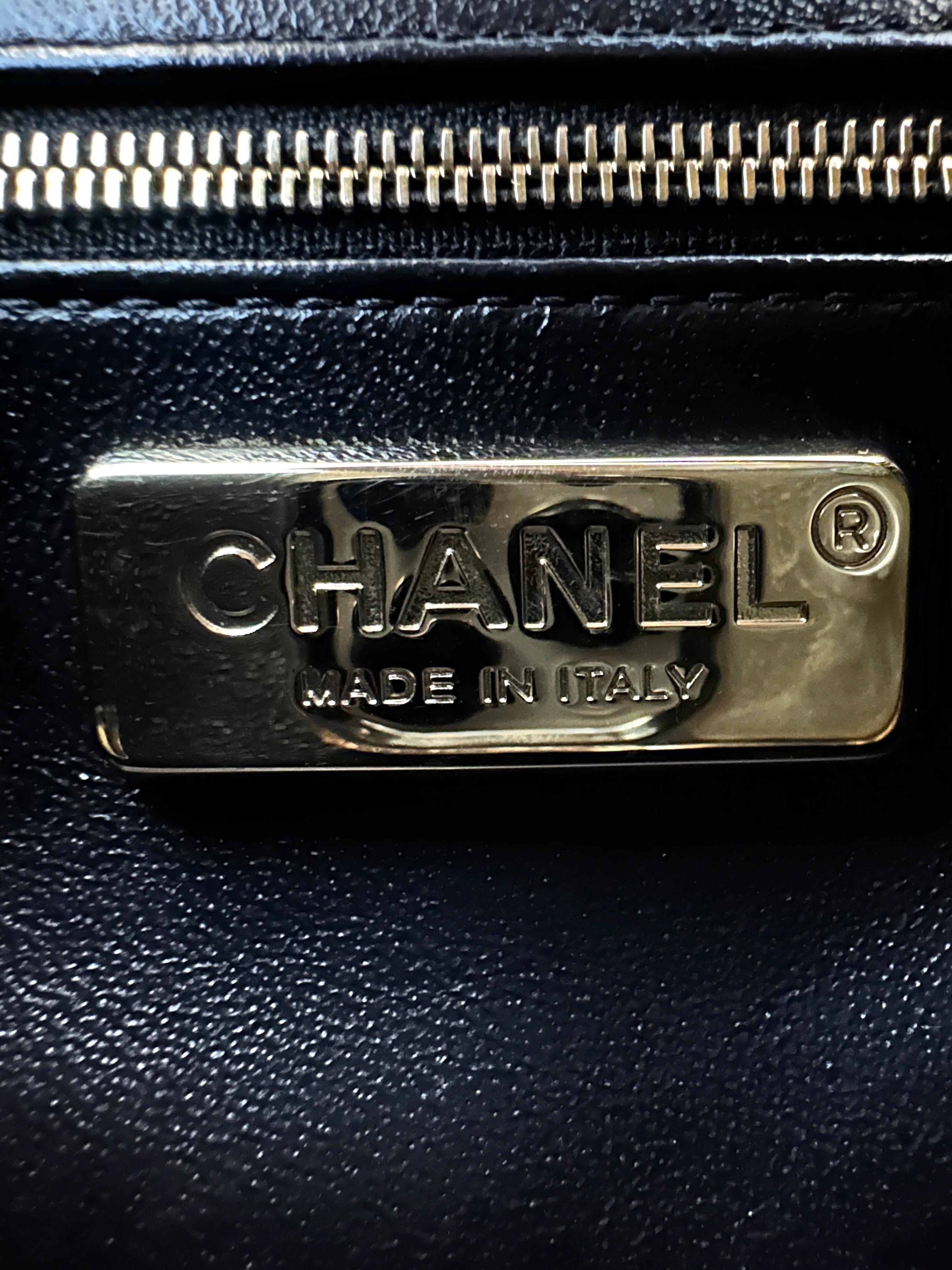 Chanel Black Python Leather Business Affinity Top Handle Bag(28***88) CC2138