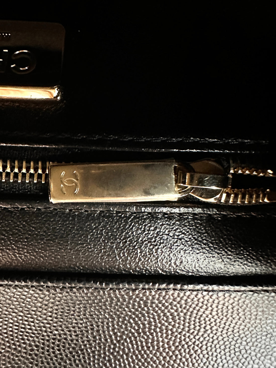 Chanel Black Python Leather Business Affinity Top Handle Bag(28***88) CC2138