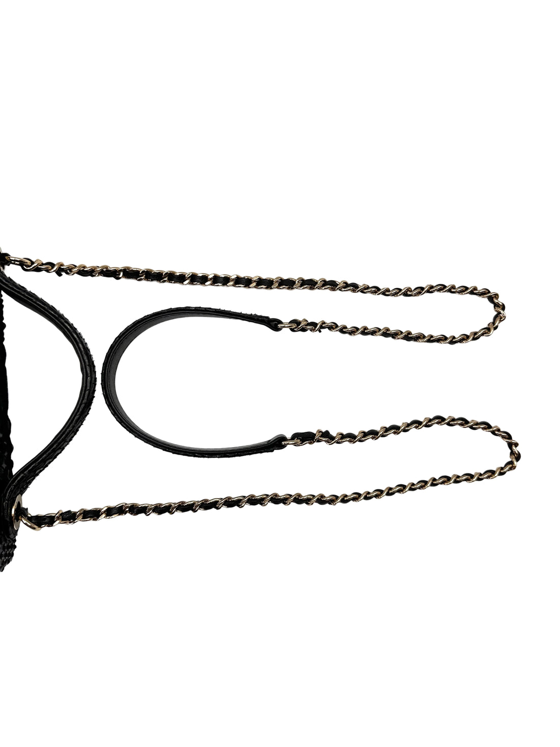 Chanel Black Python Leather Business Affinity Top Handle Bag(28***88) CC2138