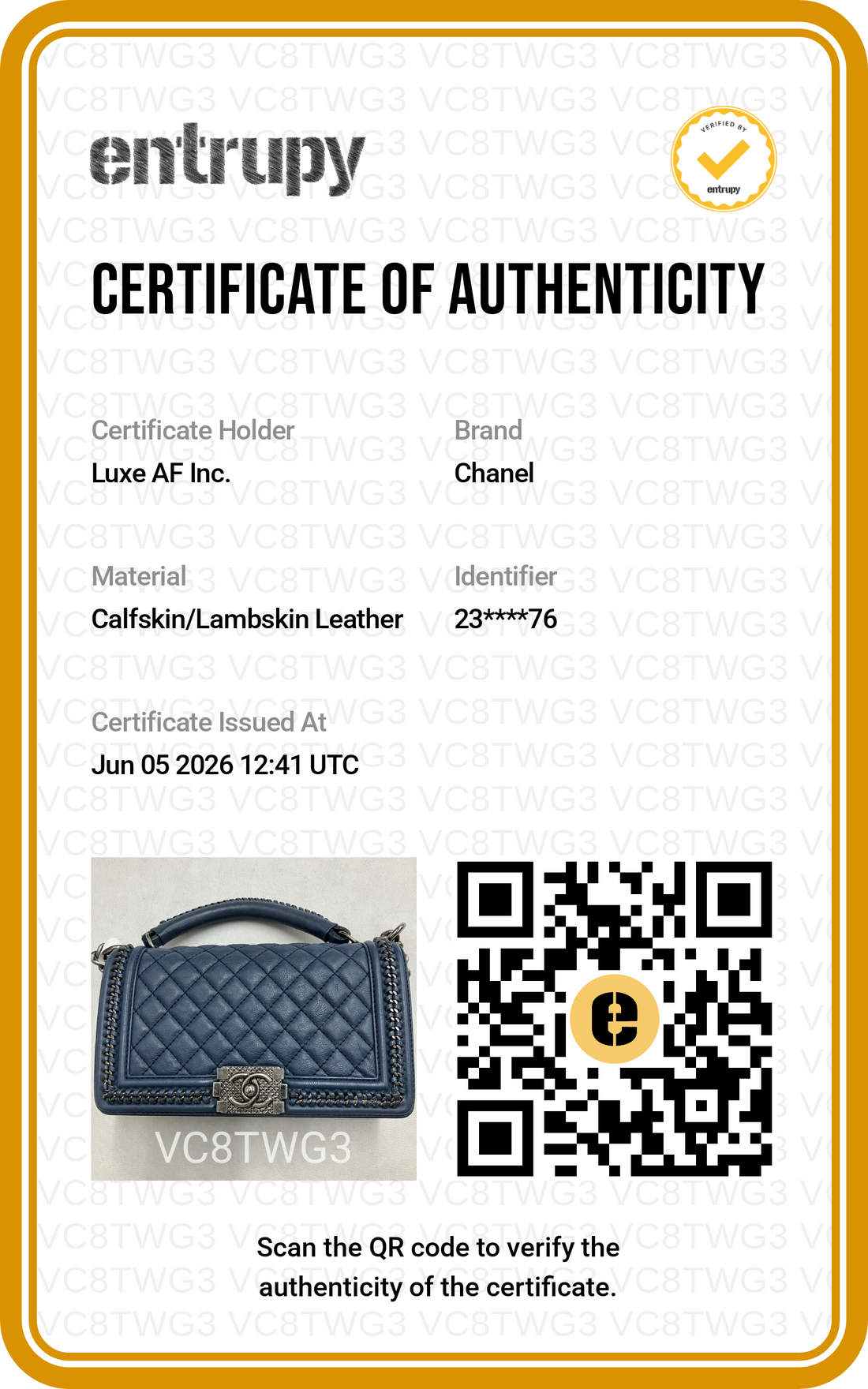 Chanel LeBoy Blue Quilted Leather Medium Size Top Handle Flap Bag With Silver Buckle(23***76)  CC2176