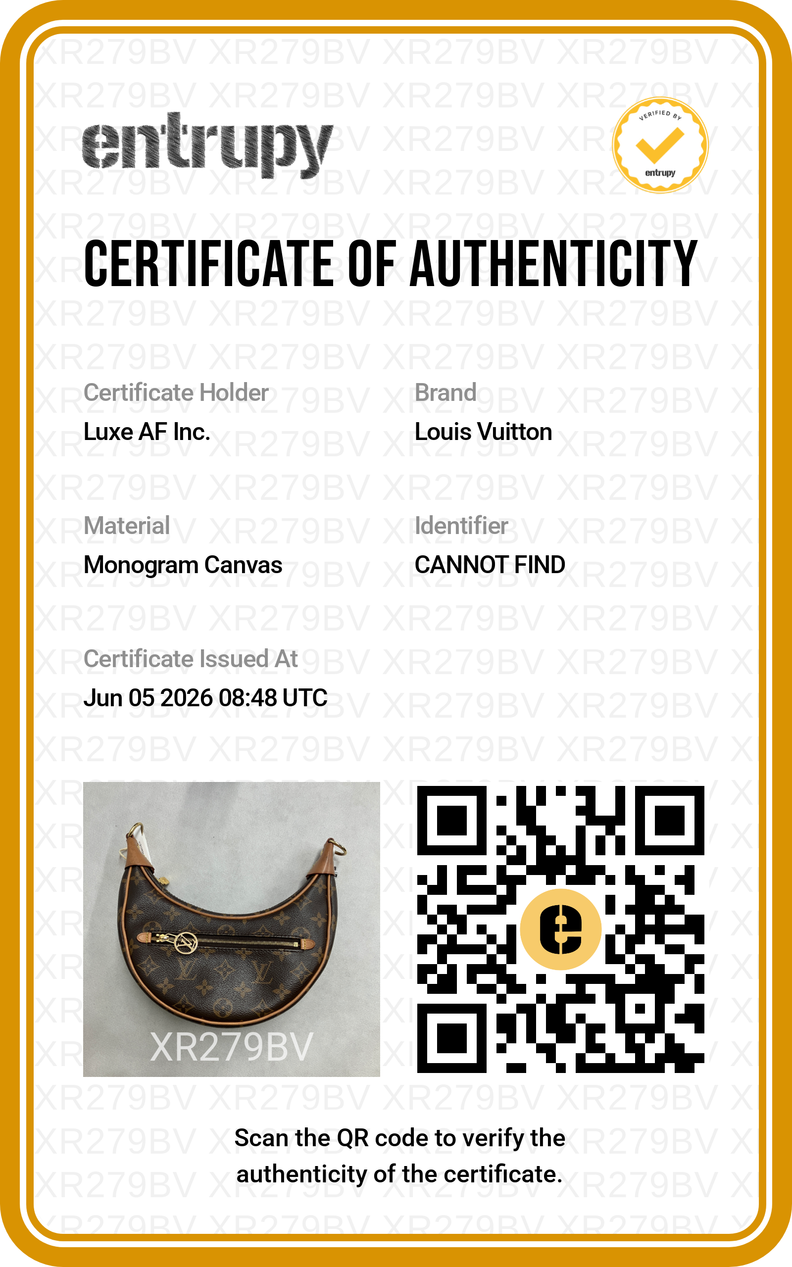 Louis Vuitton Loop Monogram Canvas Shoulder Bag LV2966