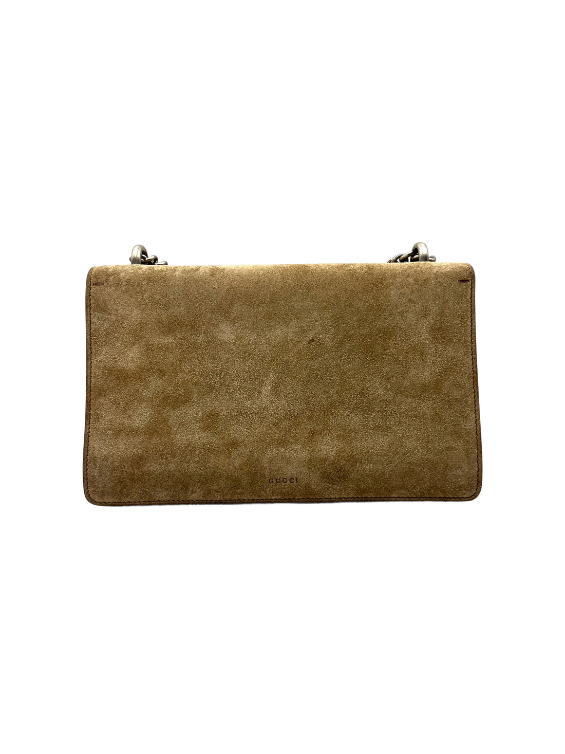 Gucci Dionysus Beige Suede Leather Medium Size Shoulder Bag GG1255