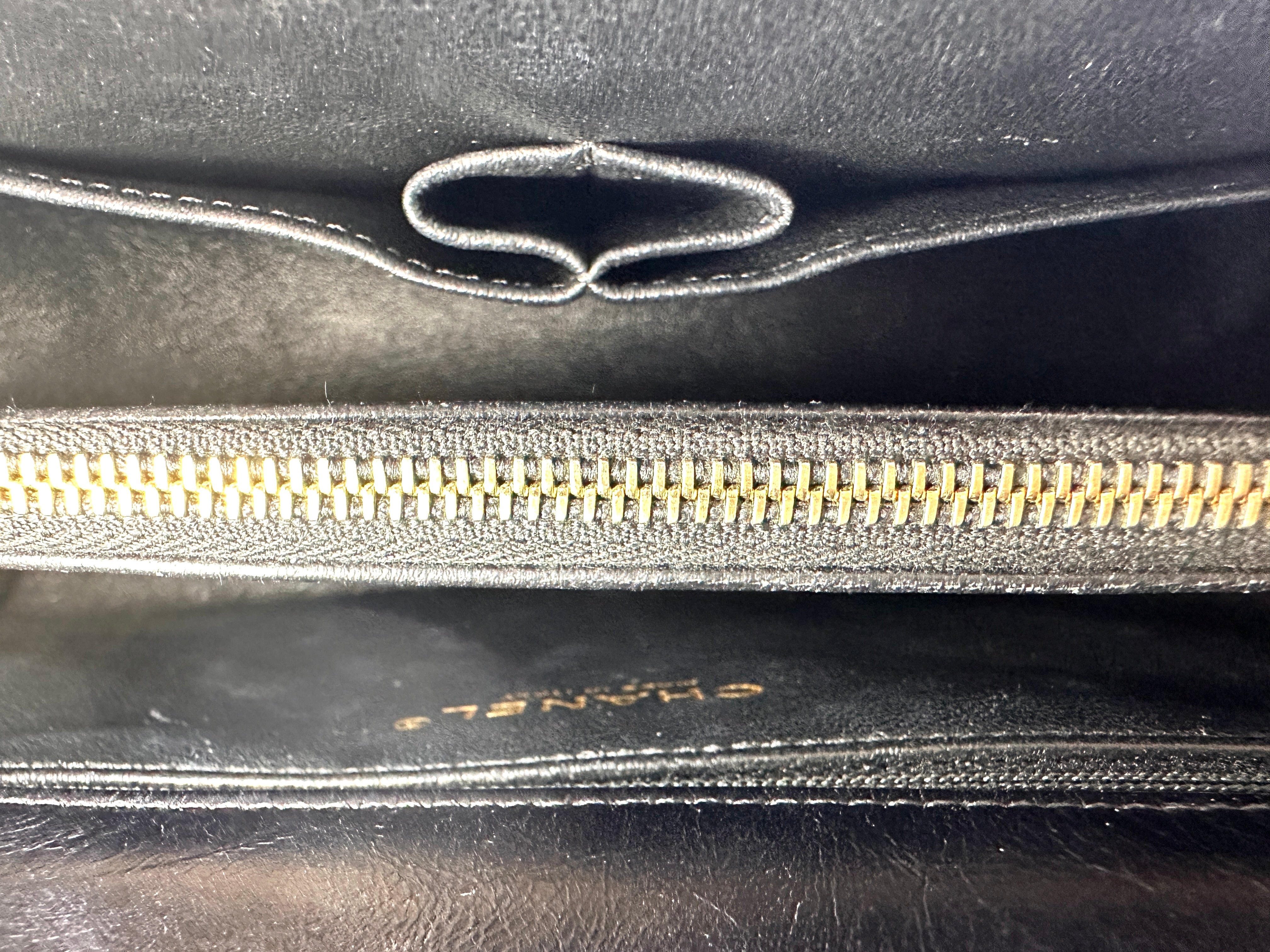 Chanel CoCo Handle Black Chevron Quilted Leather Large Size Shoulder Bag(24***40) CC2118