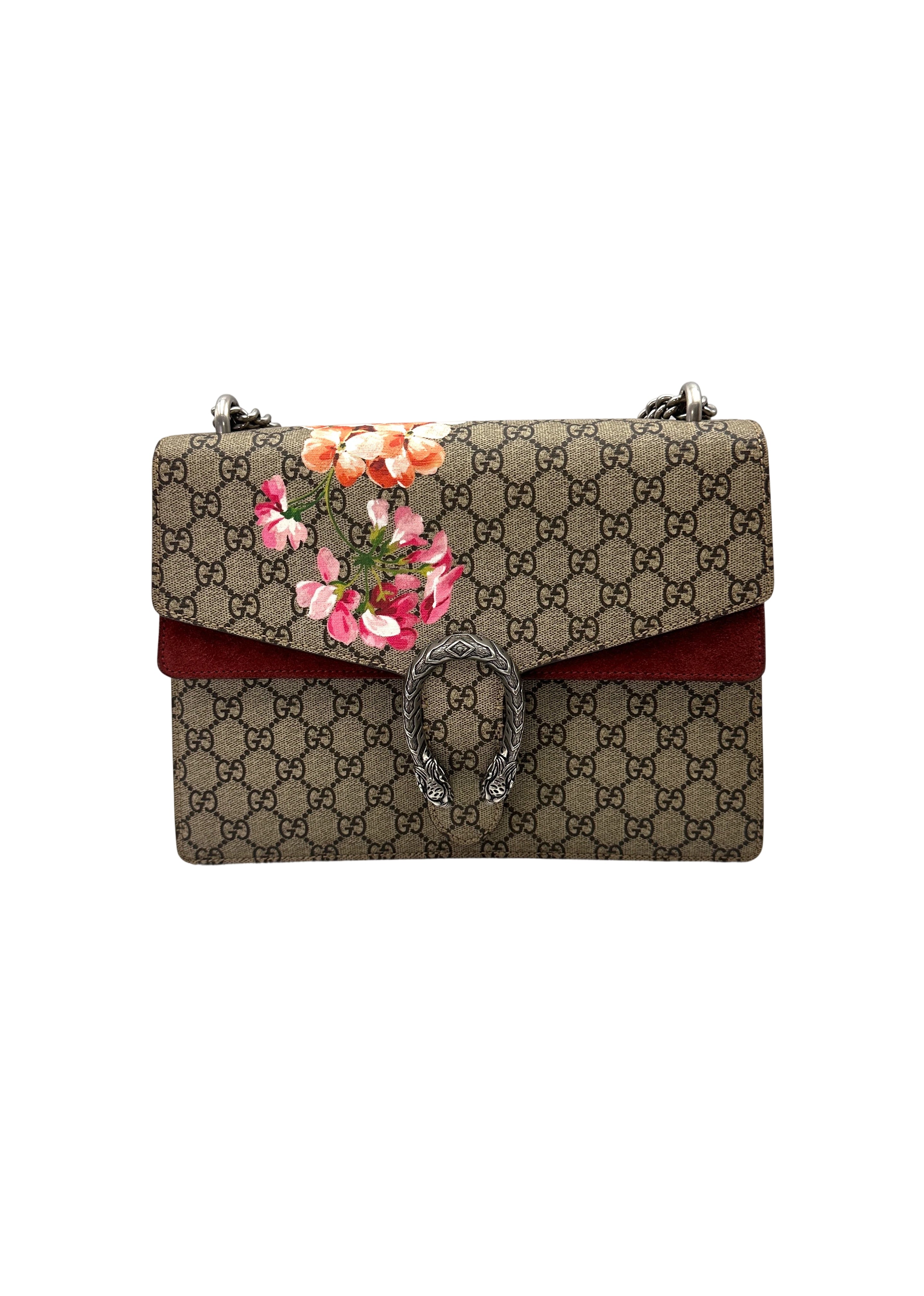 Gucci Dionysus GG Blooms Canvas Medium Size Shoulder Bag GG1264