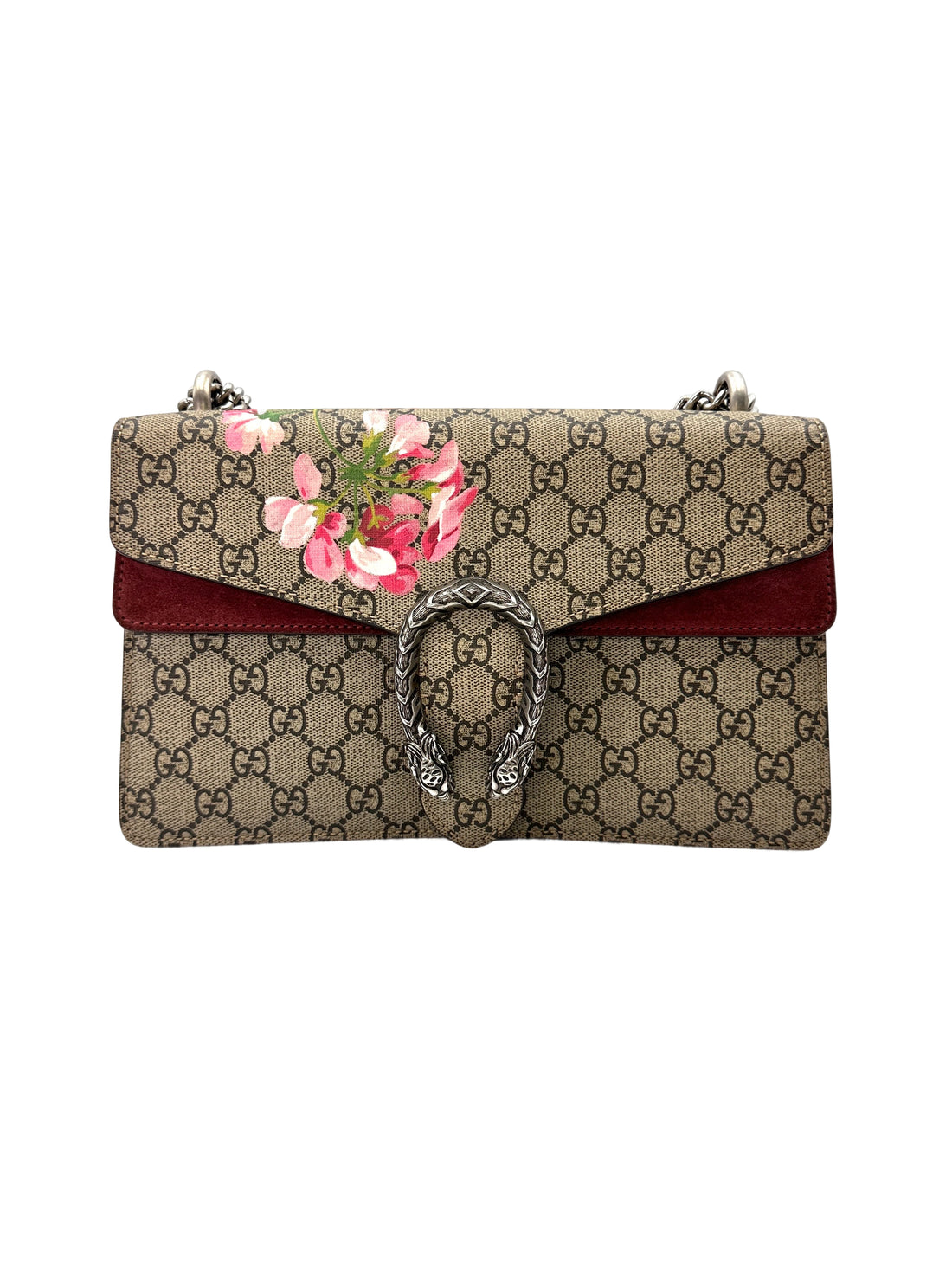 Gucci Dionysus GG Blooms Canvas Medium Size Shoulder Bag GG1257