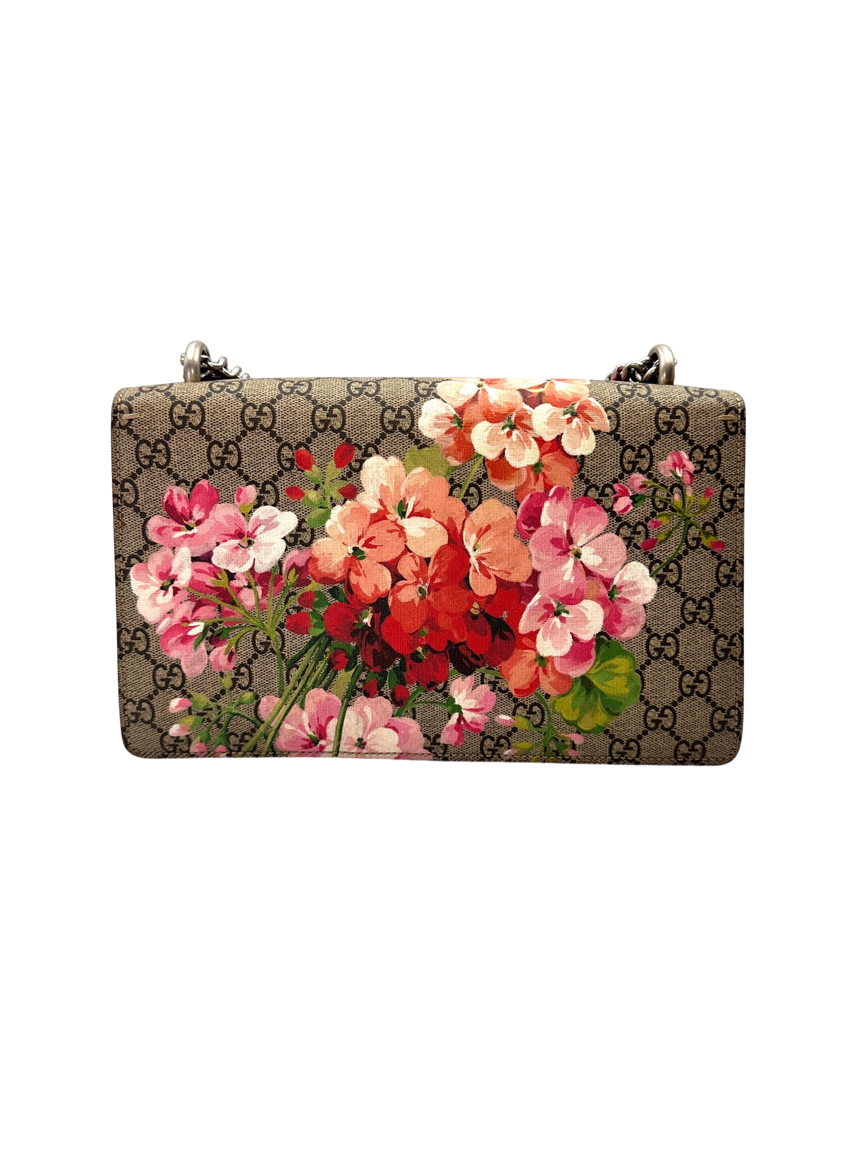Gucci Dionysus GG Blooms Canvas Medium Size Shoulder Bag GG1257
