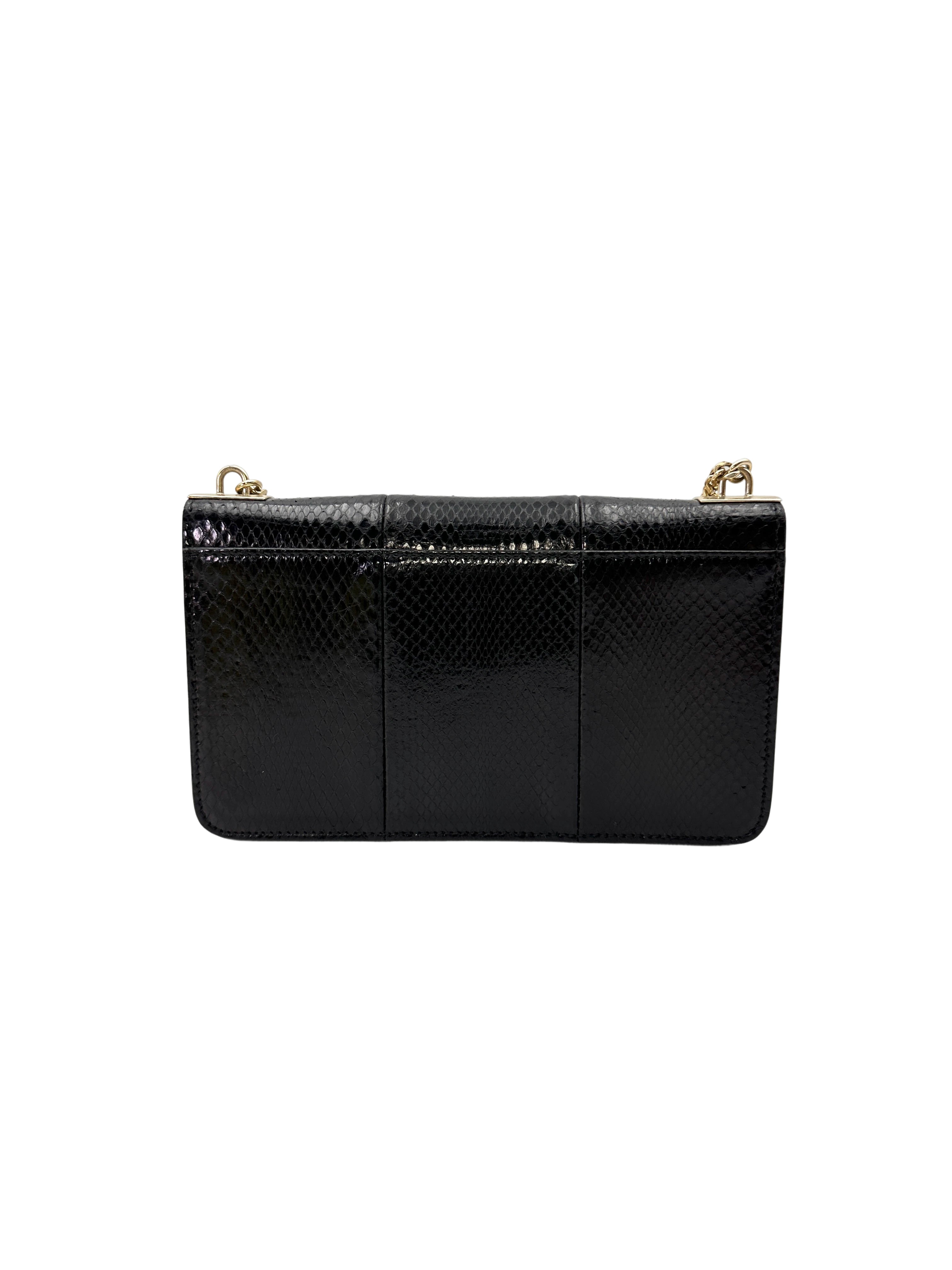 Gucci 1973 Python Leather Shoulder Bag GG1286