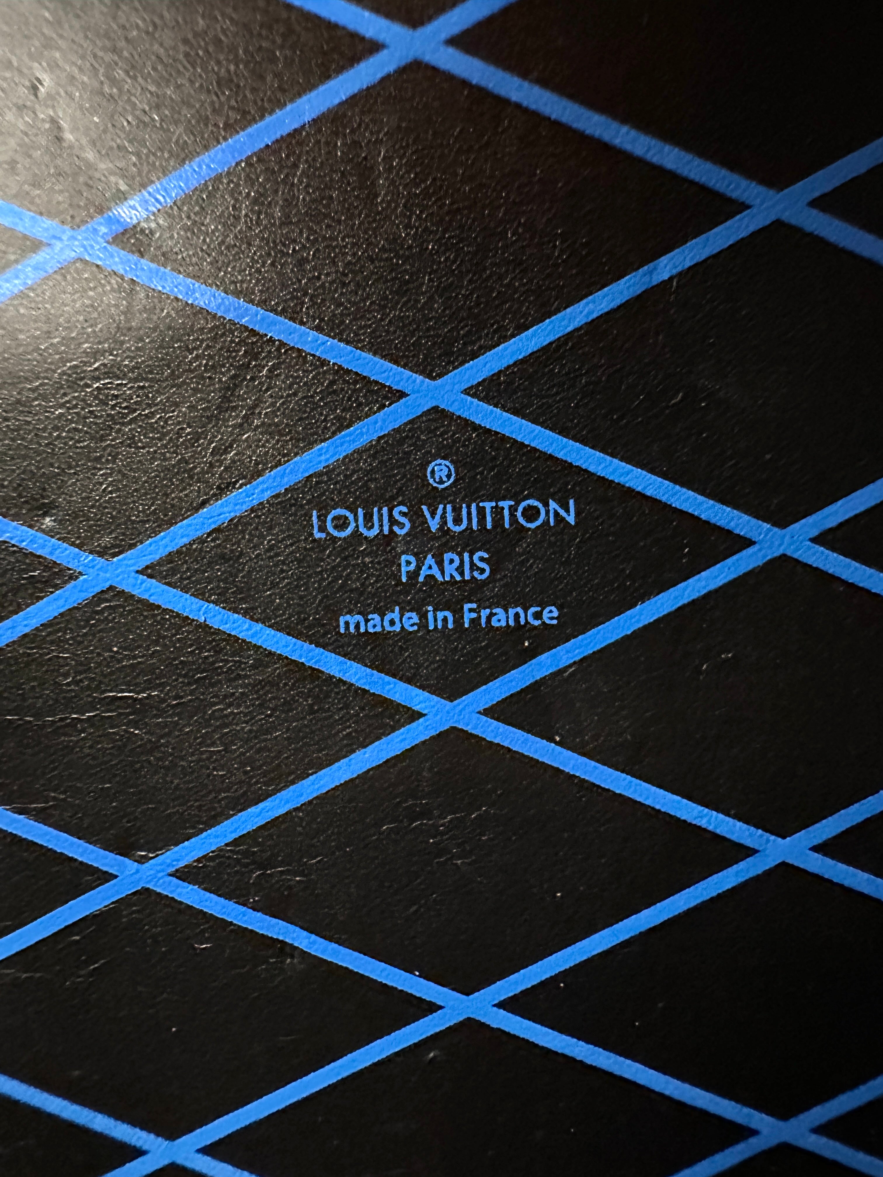 Louis Vuitton Petite Malle Blue Monogram Denim Shoulder Bag LV2971