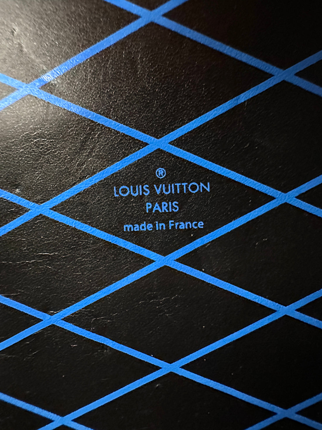 Louis Vuitton Petite Malle Blue Monogram Denim Shoulder Bag LV2971
