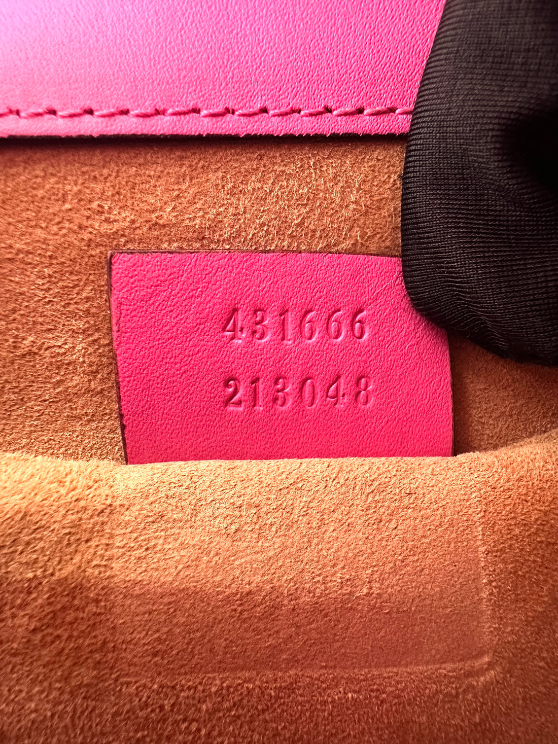 Gucci Sylvie Pink Leather Mini Shoulder Bag GG1266