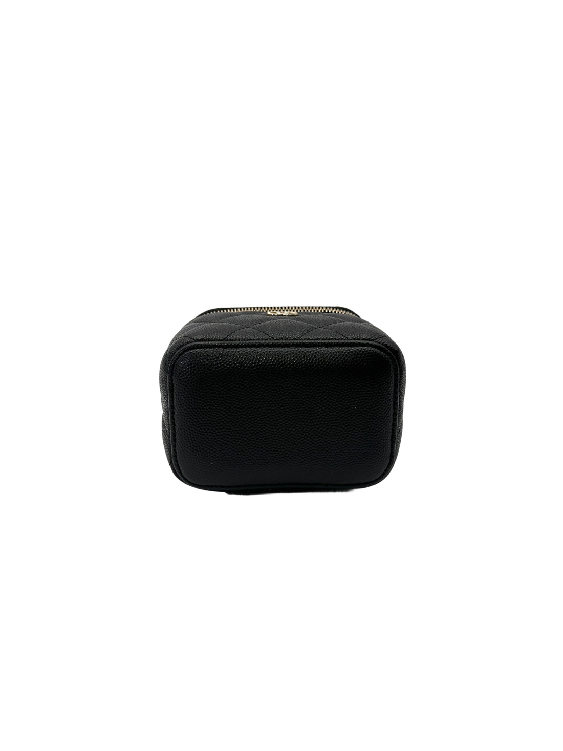 Chanel Black Quilted Leather Vanity Case(31***95) CC2120