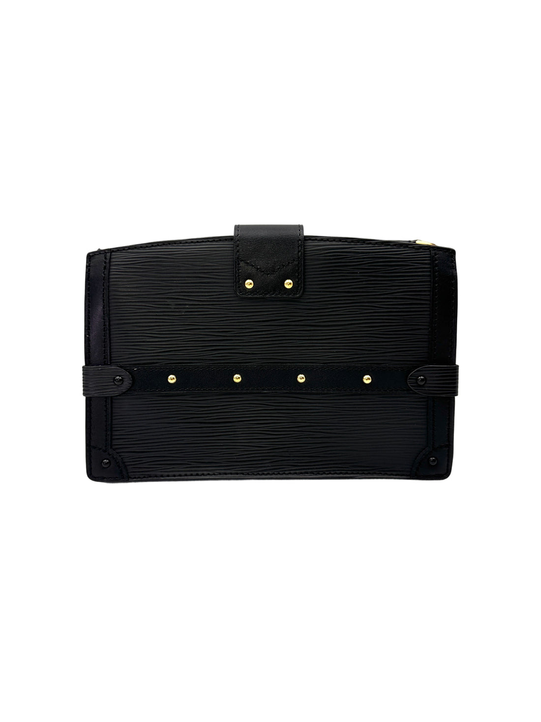 Louis Vuitton Trunk Clutch Black Epi Leather Bag LV2974