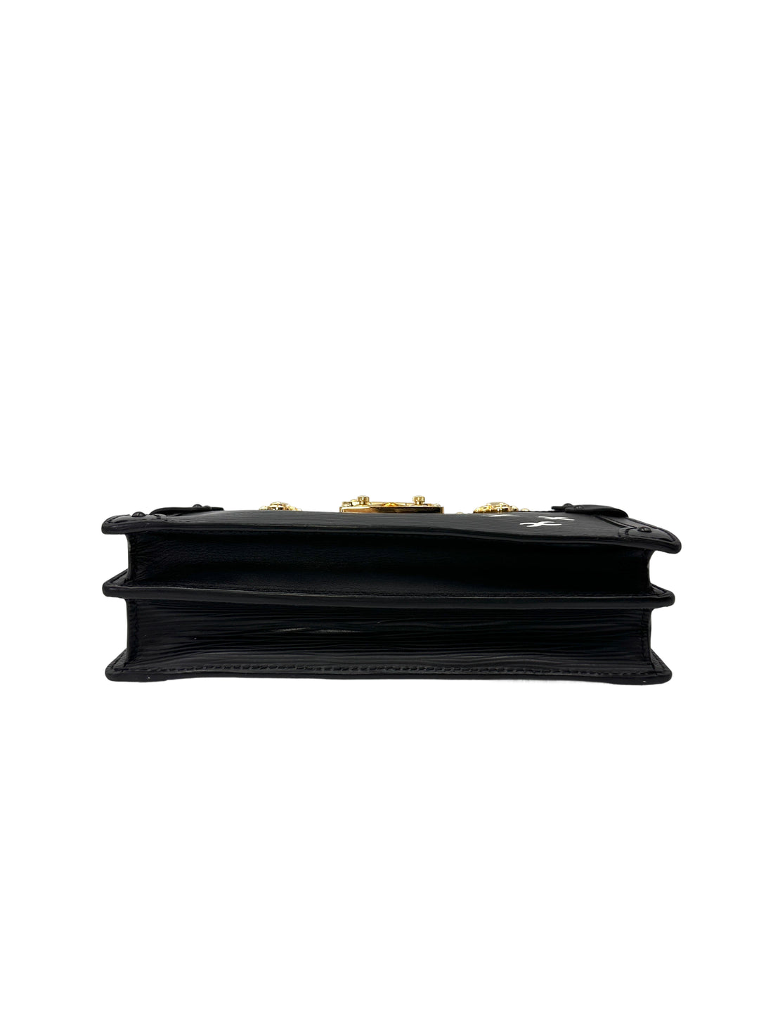 Louis Vuitton Trunk Clutch Black Epi Leather Bag LV2974