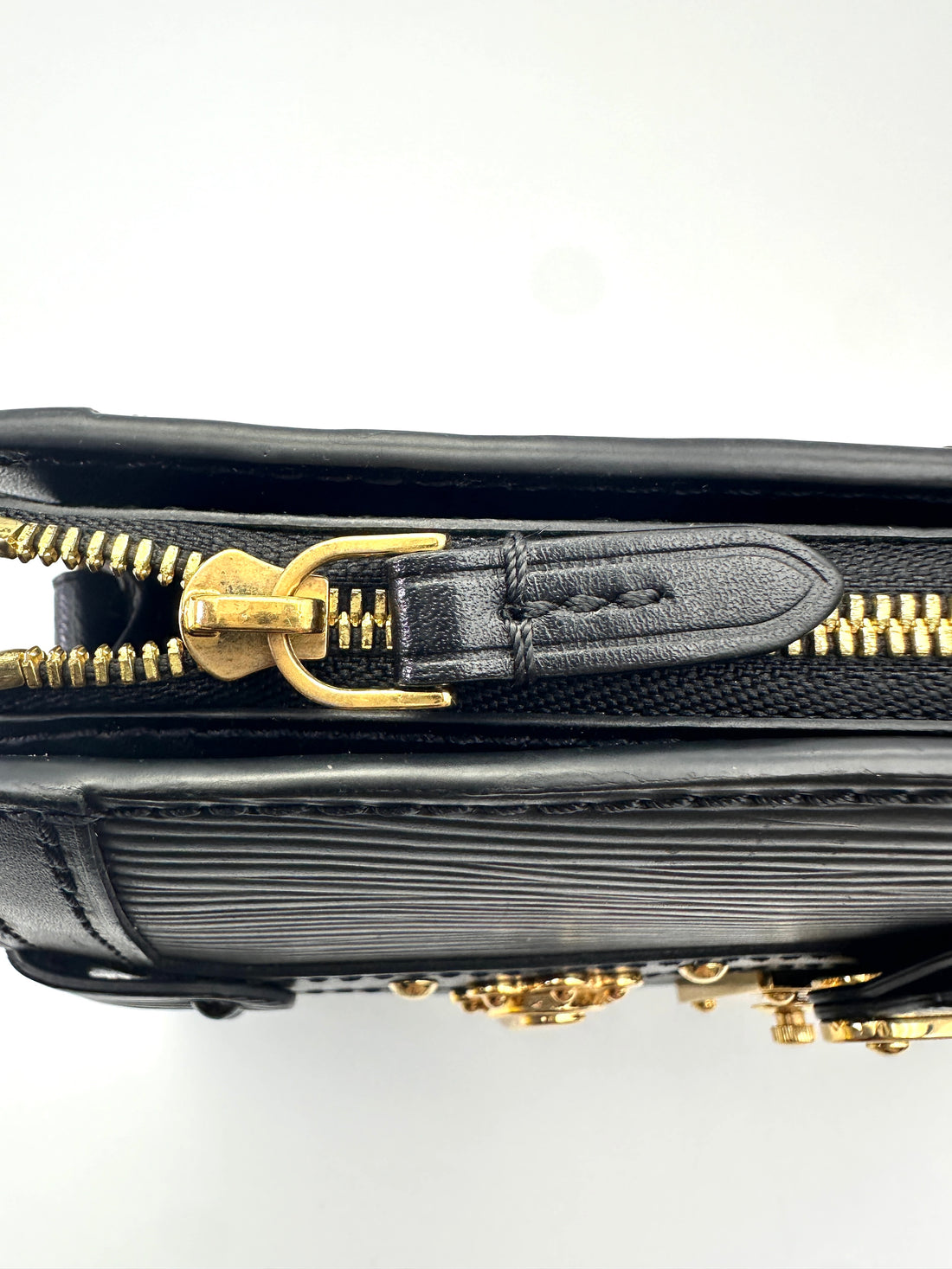 Louis Vuitton Trunk Clutch Black Epi Leather Bag LV2974