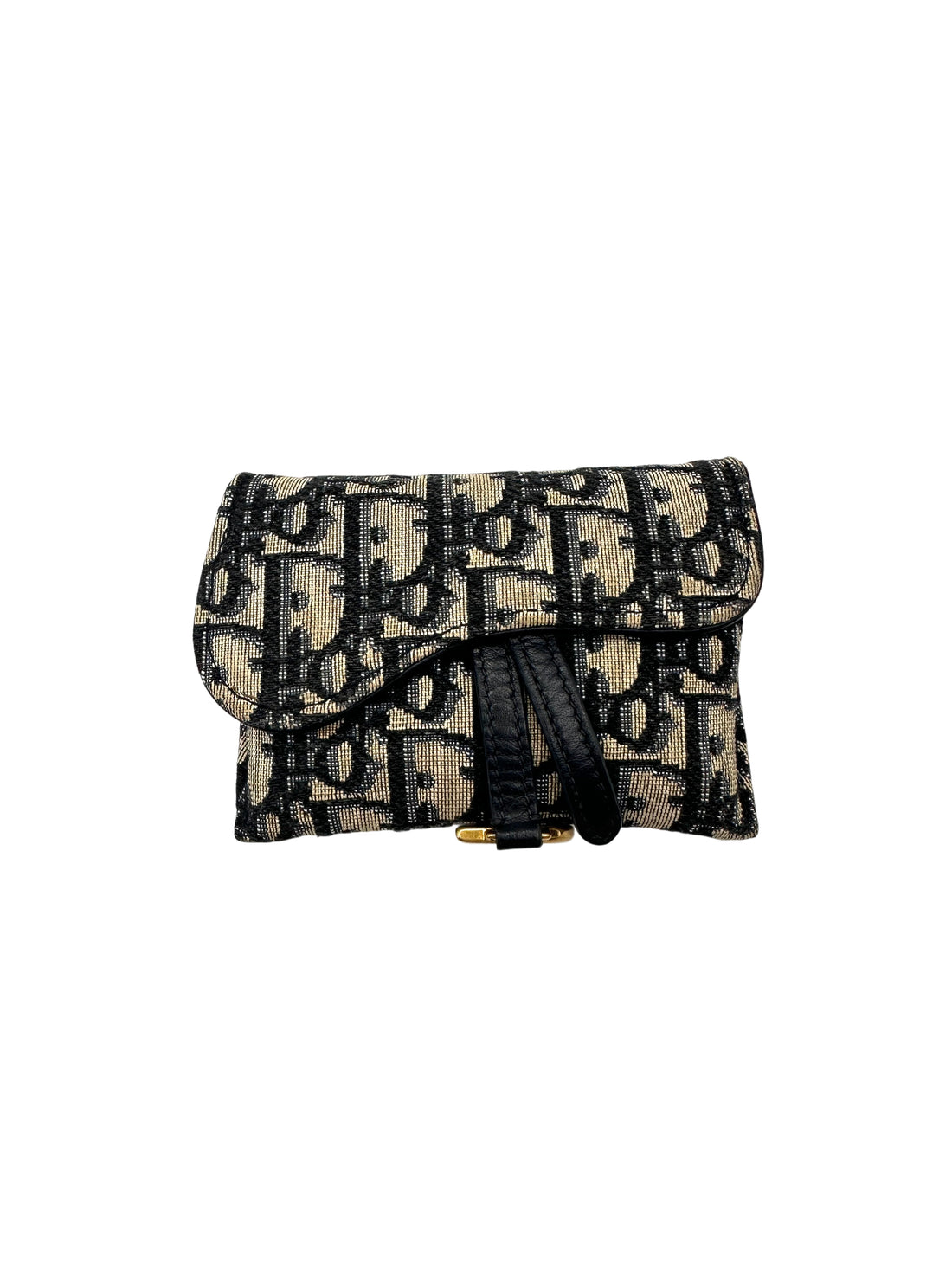 Christian Dior Oblique Chain Saddle Bag DR781