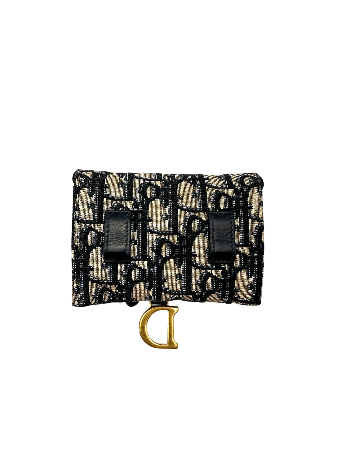 Christian Dior Oblique Chain Saddle Bag DR781