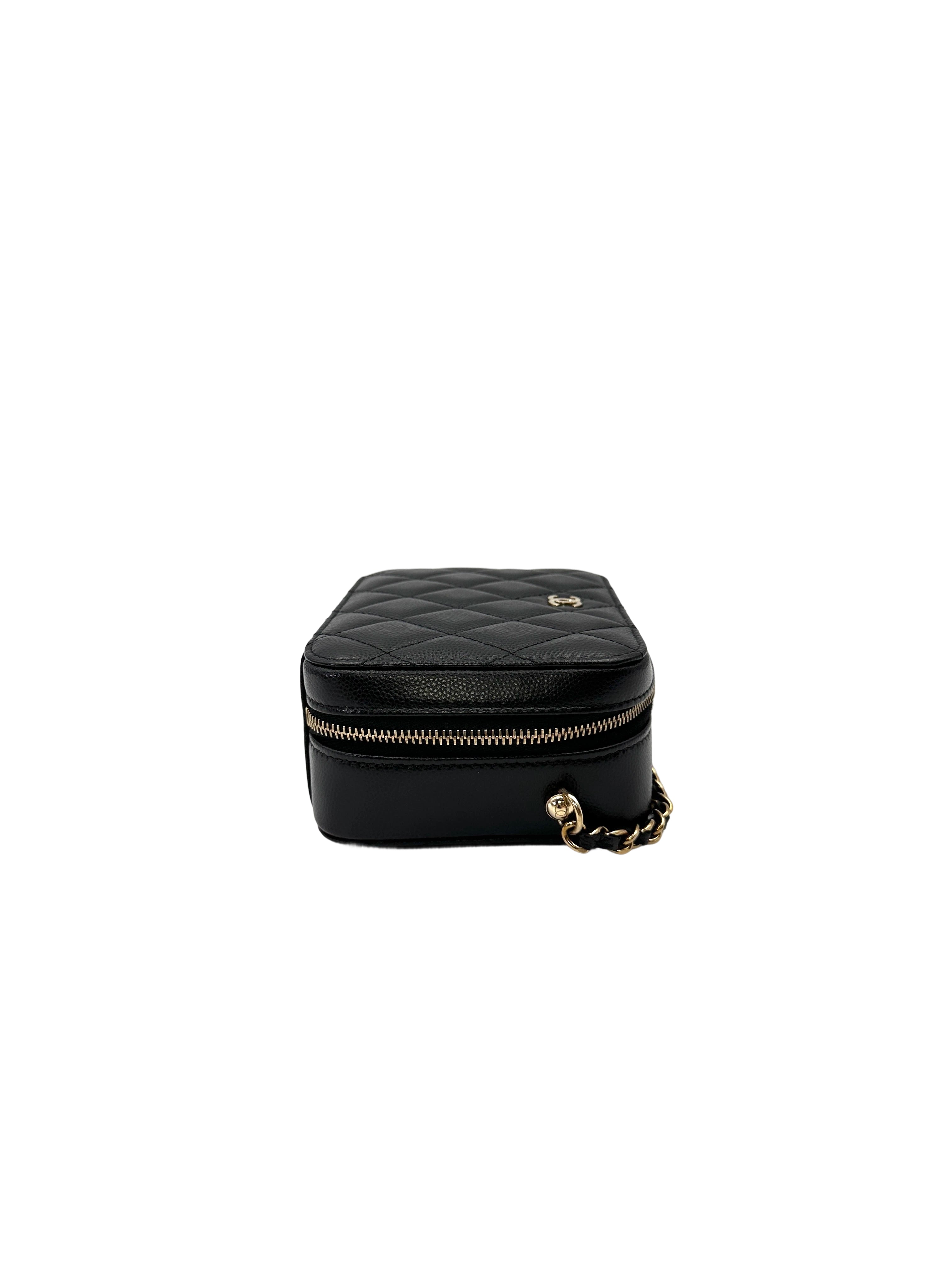 Chanel Black Quilted Leather Camera Bag(UK***UG) CC2123