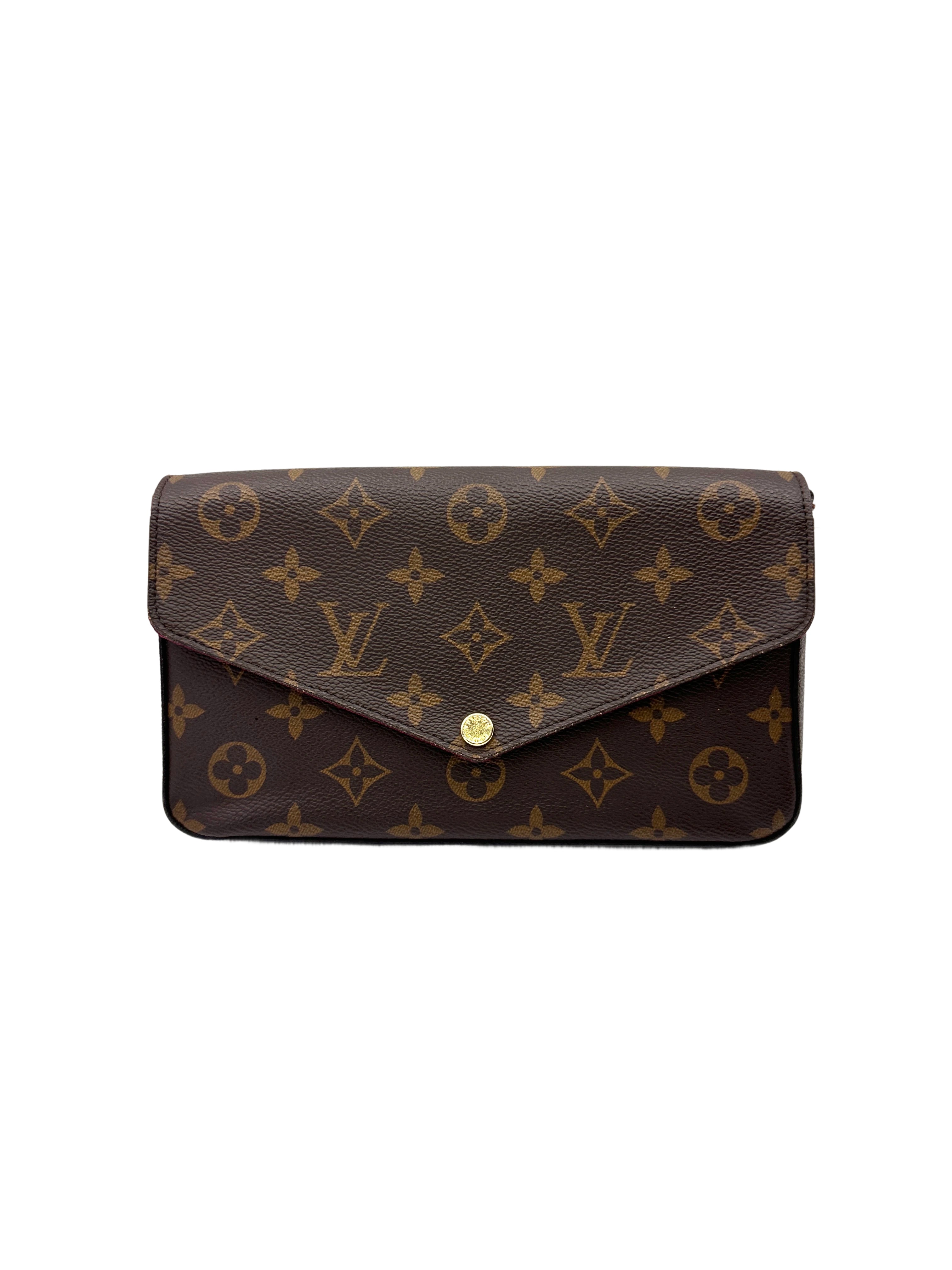 Louis Vuitton Brown Monogram Canvas Pochette Felicie LV2978