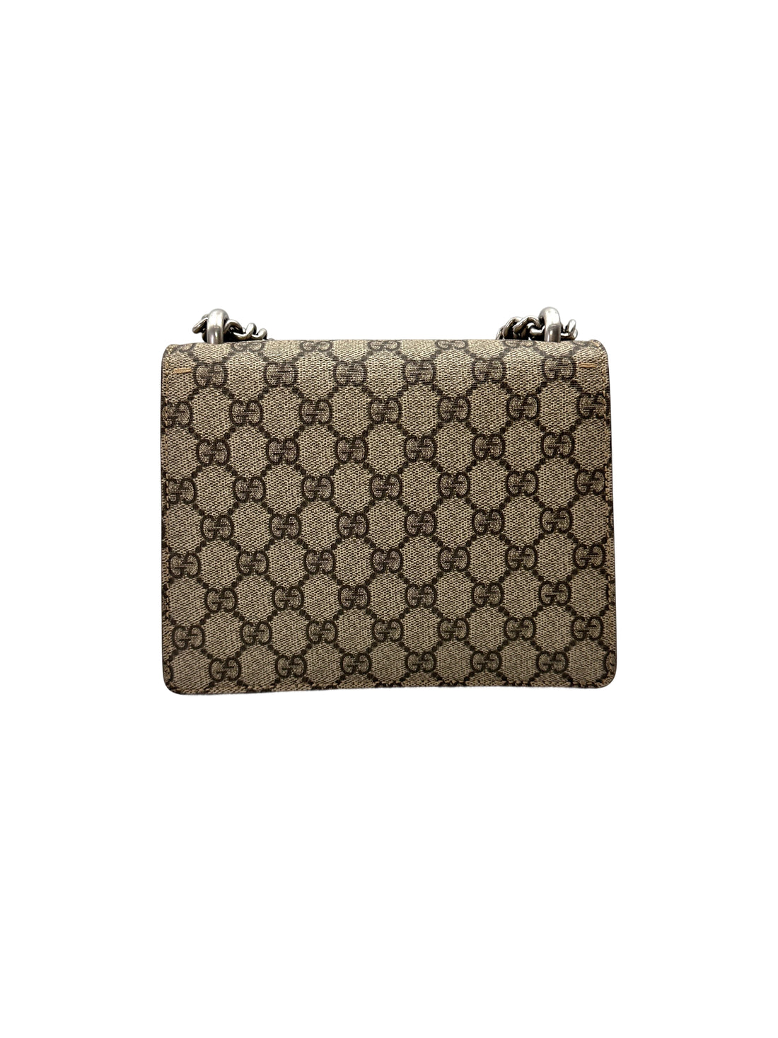 Gucci Dionysus GG Supreme Canvas Small Size Shoulder Bag With Red Trim GG1272