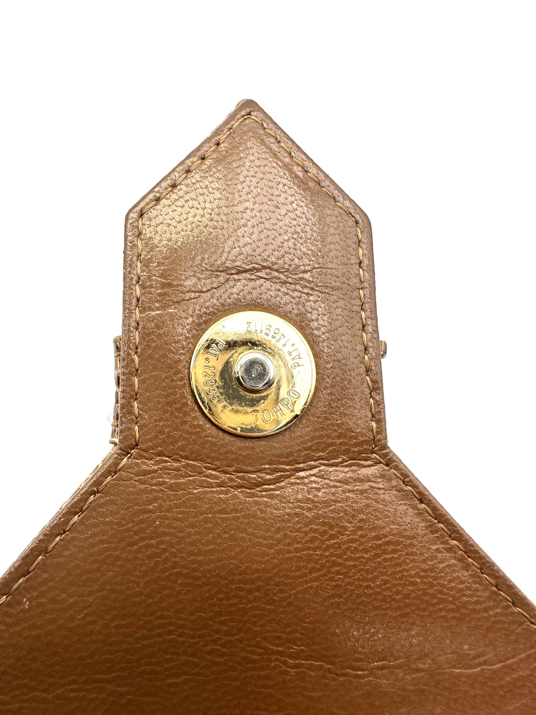 Saint Laurent Brown Lizard Embossed Leather Shoulder Bag SL254