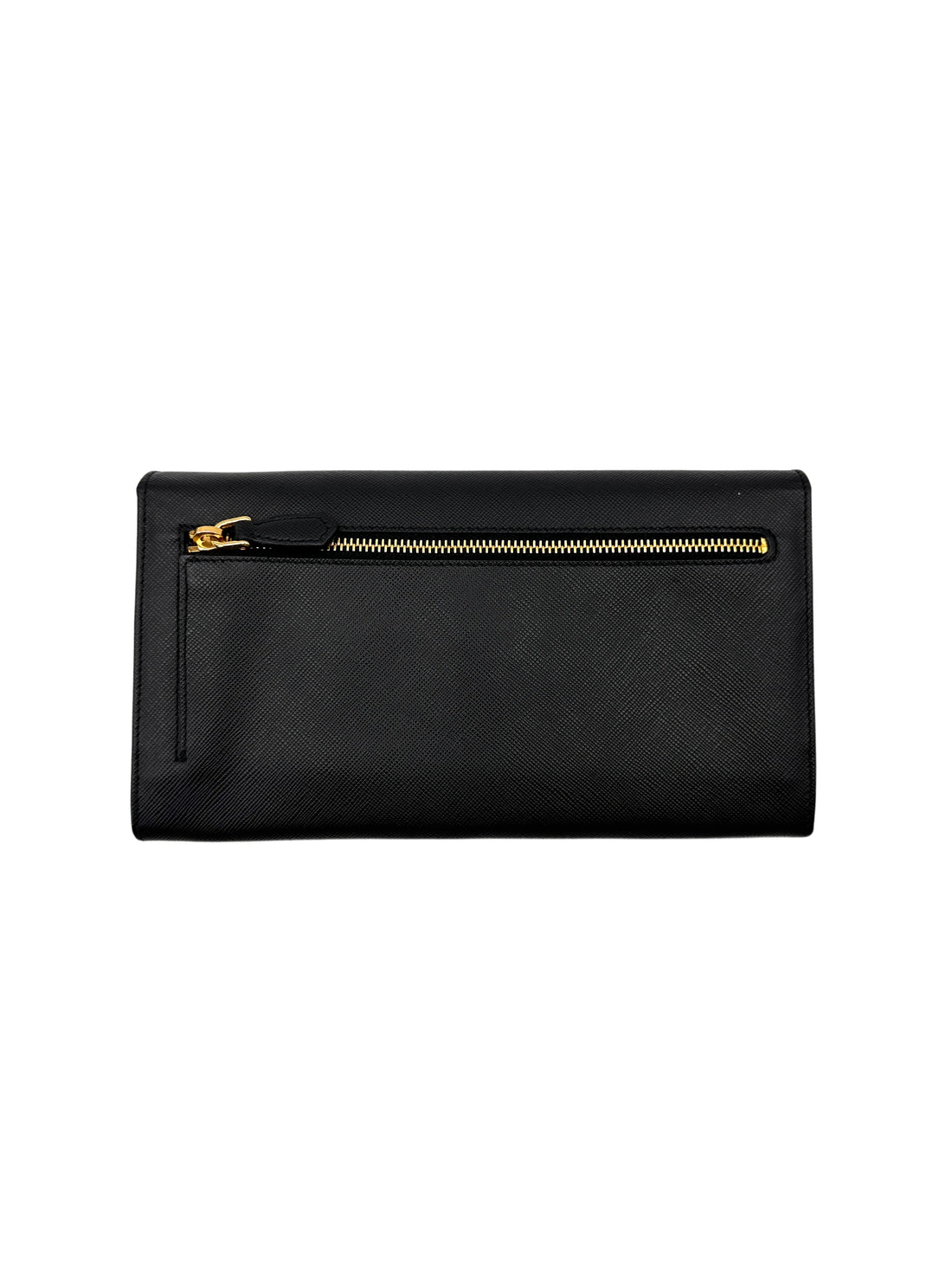 Prada Black Saffiano Long Wallet PR454